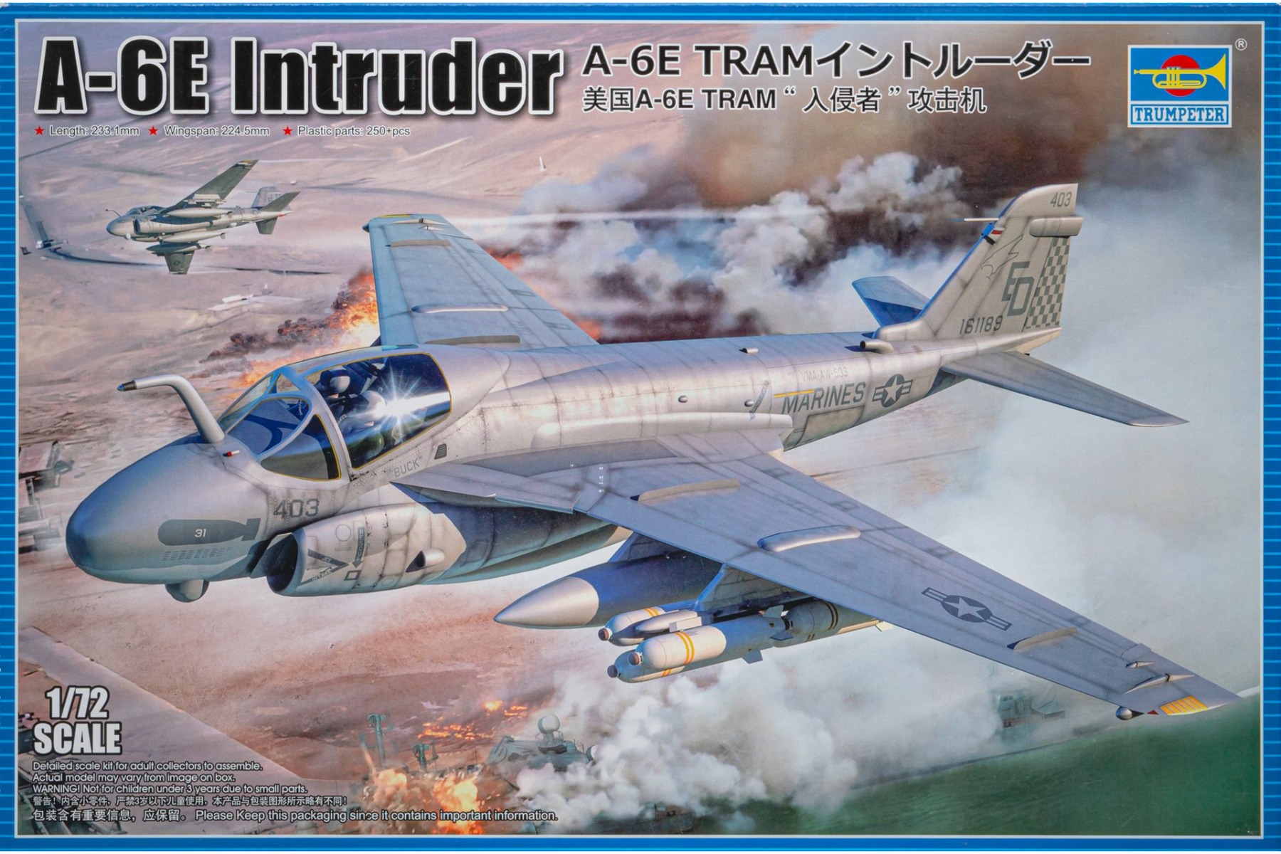 Trumpeter TRU01642 A-6E TRAM Intruder, model kit