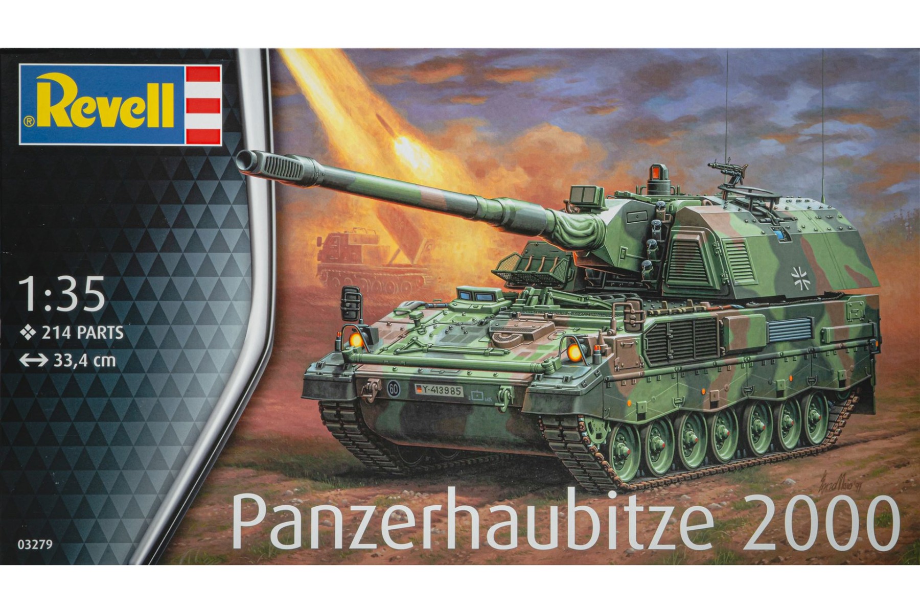 RE03279 Panzerhaubitze 2000, model kit