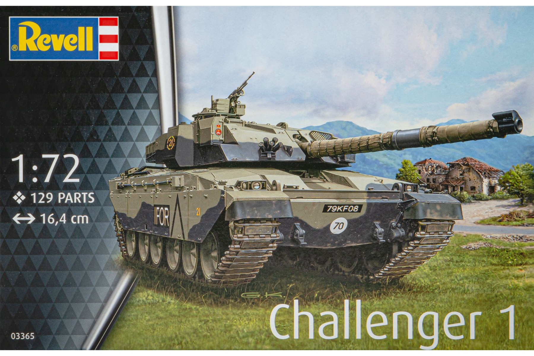 RE03365 Challenger 1 tank, model kit
