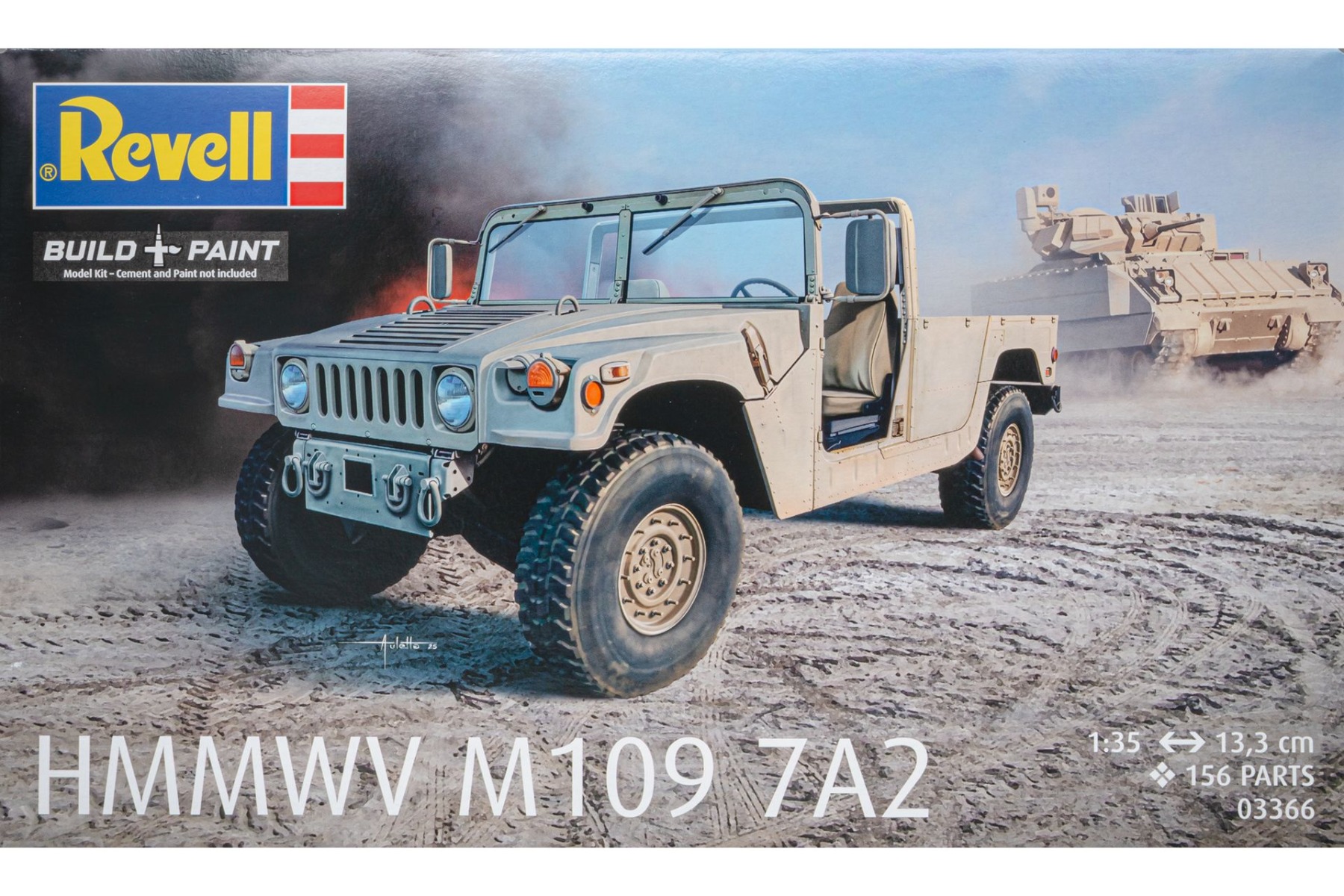 Revell RE03366 HMMWV M1097A2 (Humvee / Hummer), model kit