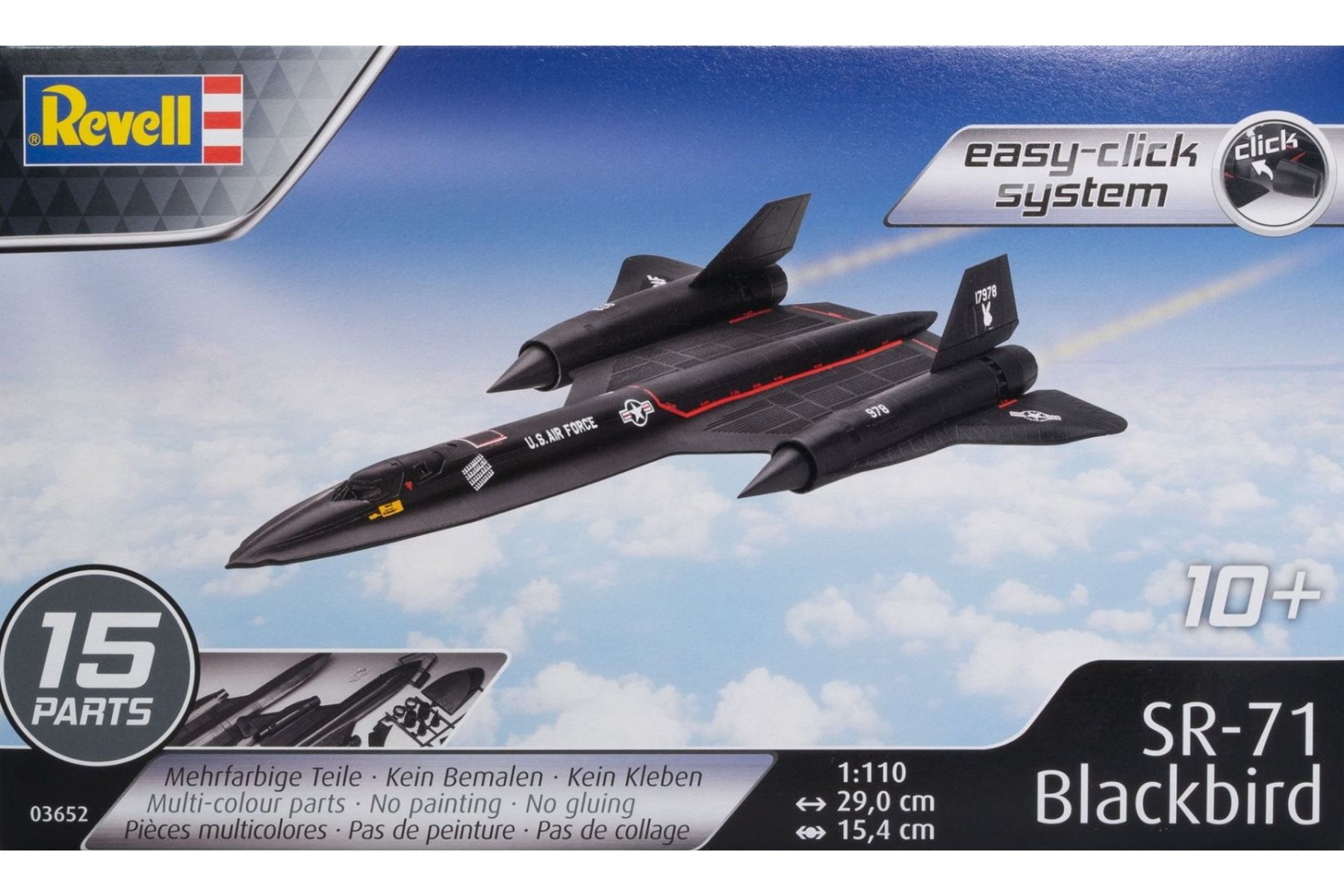Revell RE03652 Lockheed SR-71 Blackbird (easy-click-system), model kit