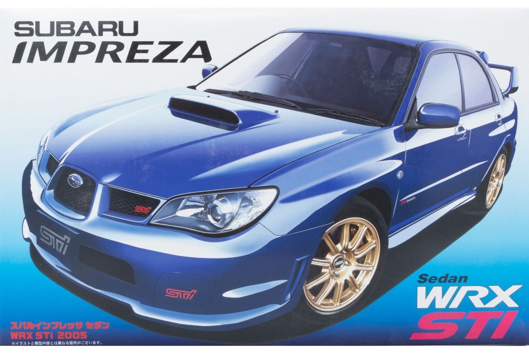 Fujimi FU03669 Subaru Impreza Sedan WRX STi 2005, model kit