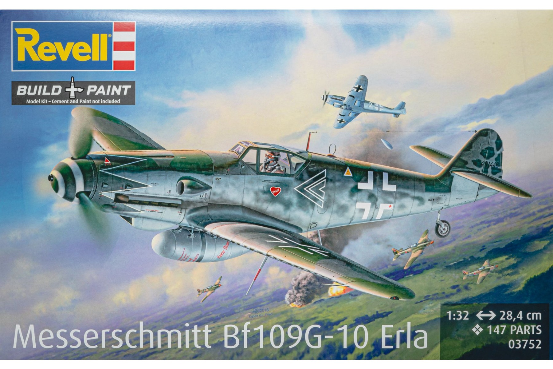 Revell RE03752 Messerschmitt Bf109G-10 Erla, model kit