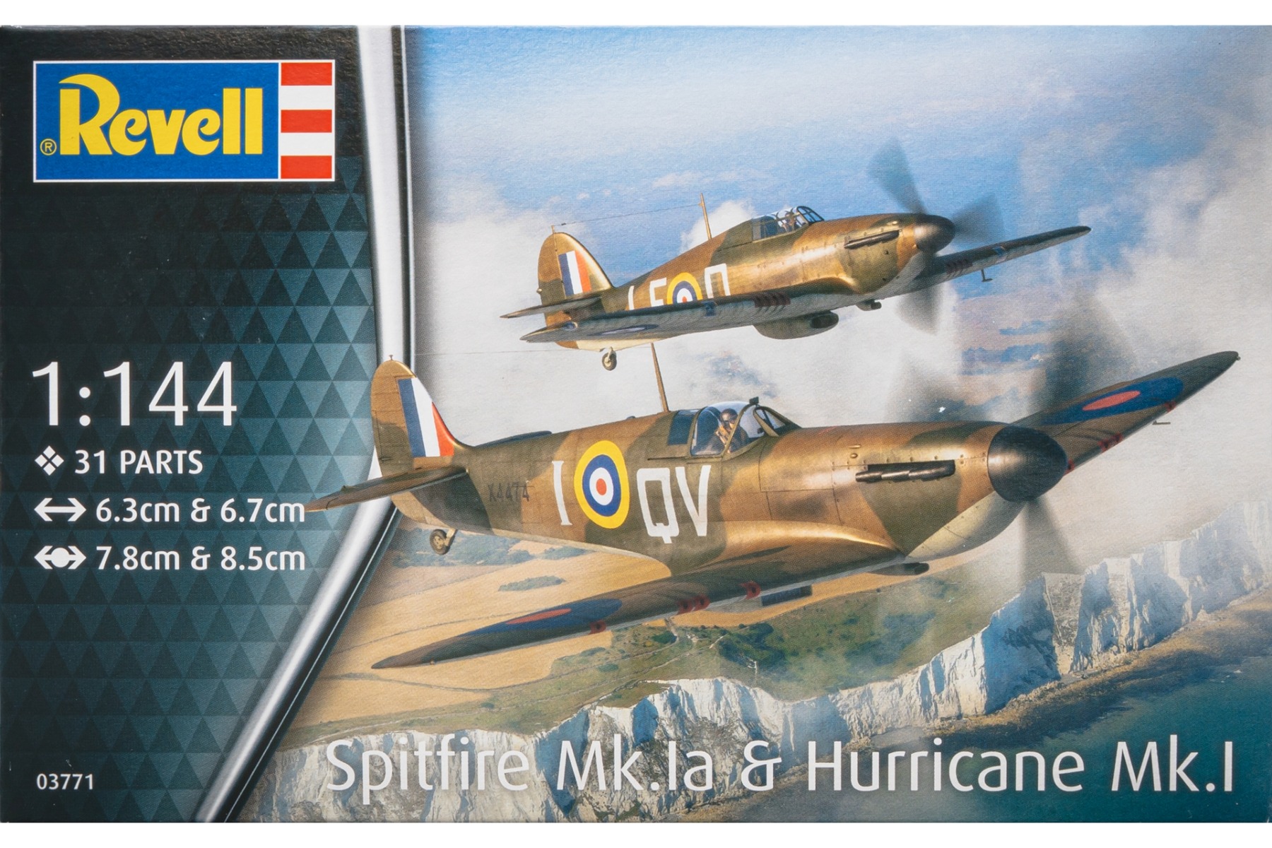 Revell RE03771  Supermarine Spitfire Mk.Ia & Hawker Hurricane Mk.I, model kit