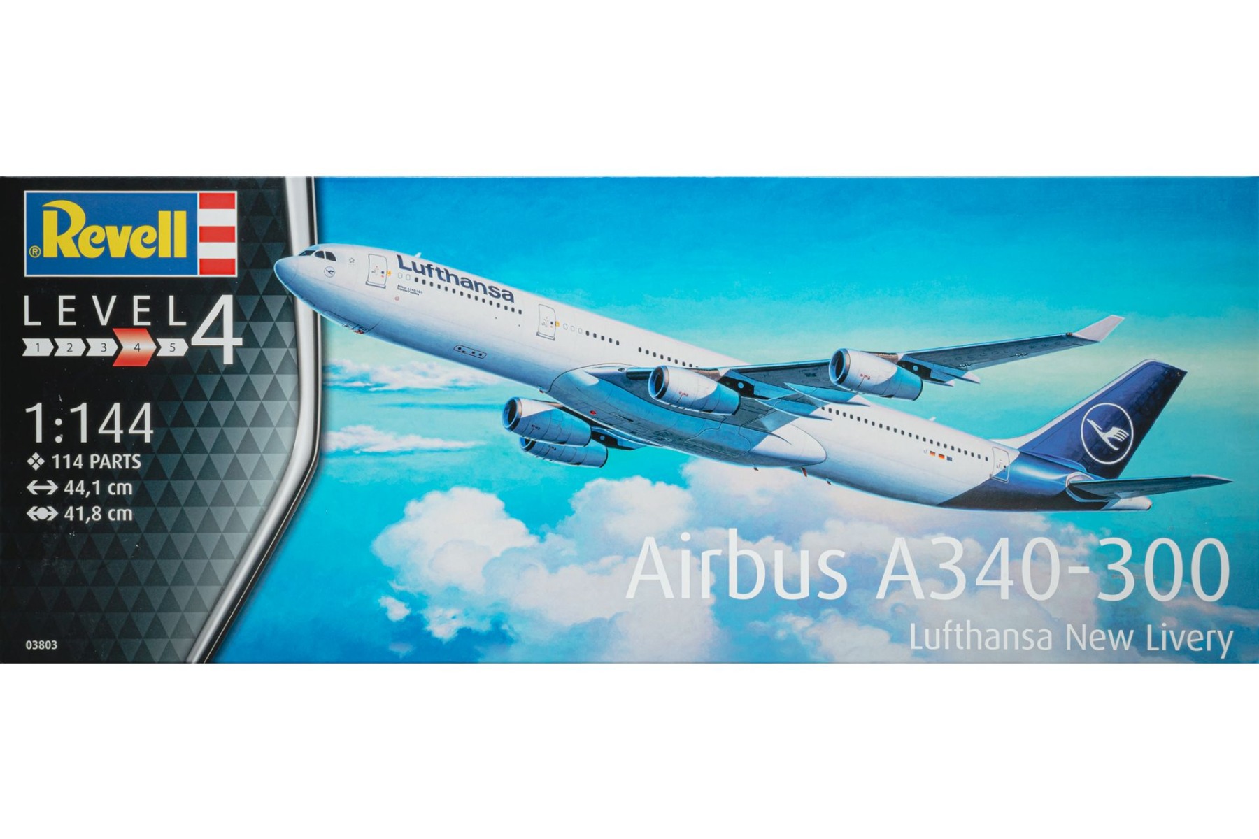 Revell RE03803 Airbus A340-300, Lufthansa New Livery, model kit