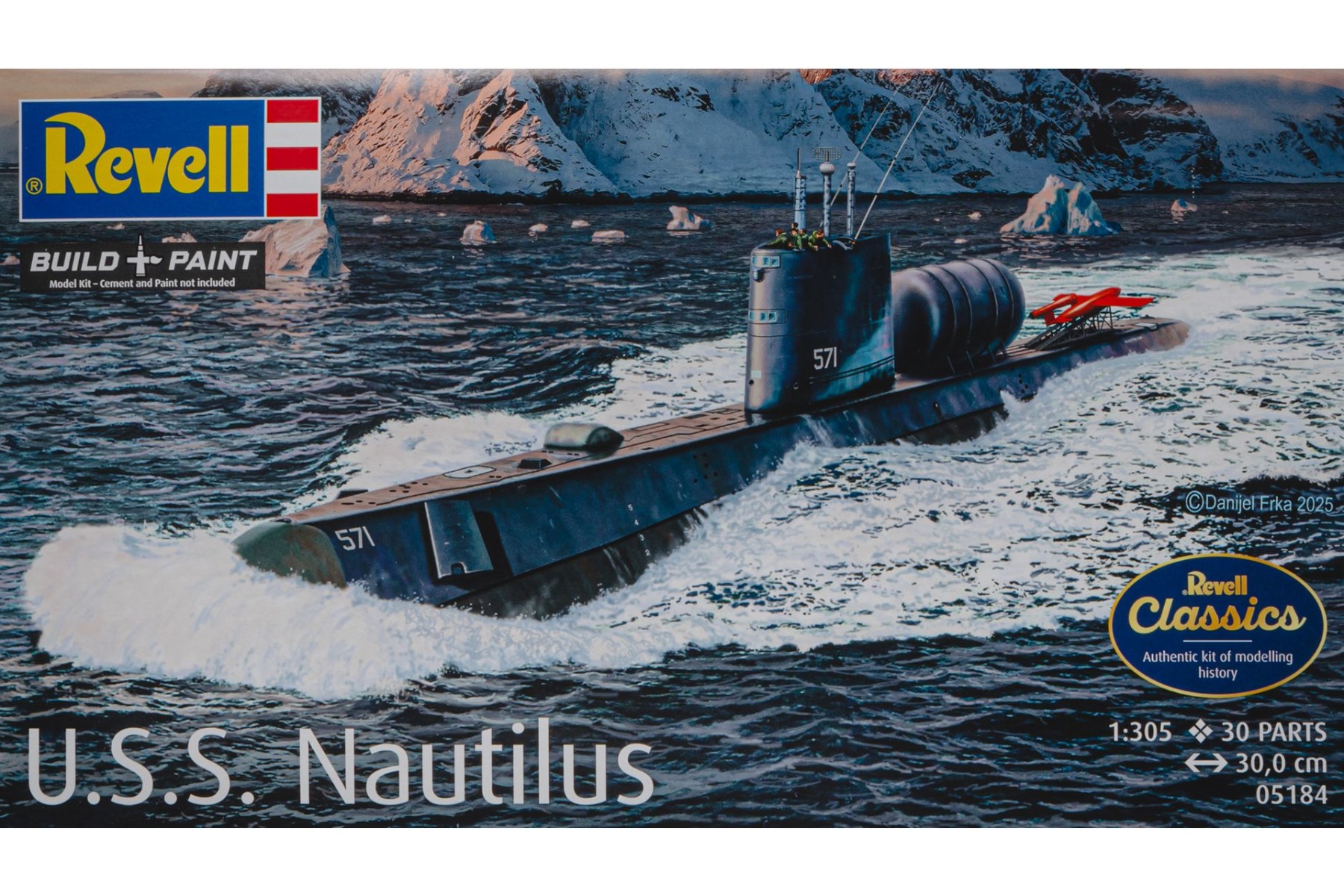 Revell RE05184 U.S.S. Nautilus submarine, model kit