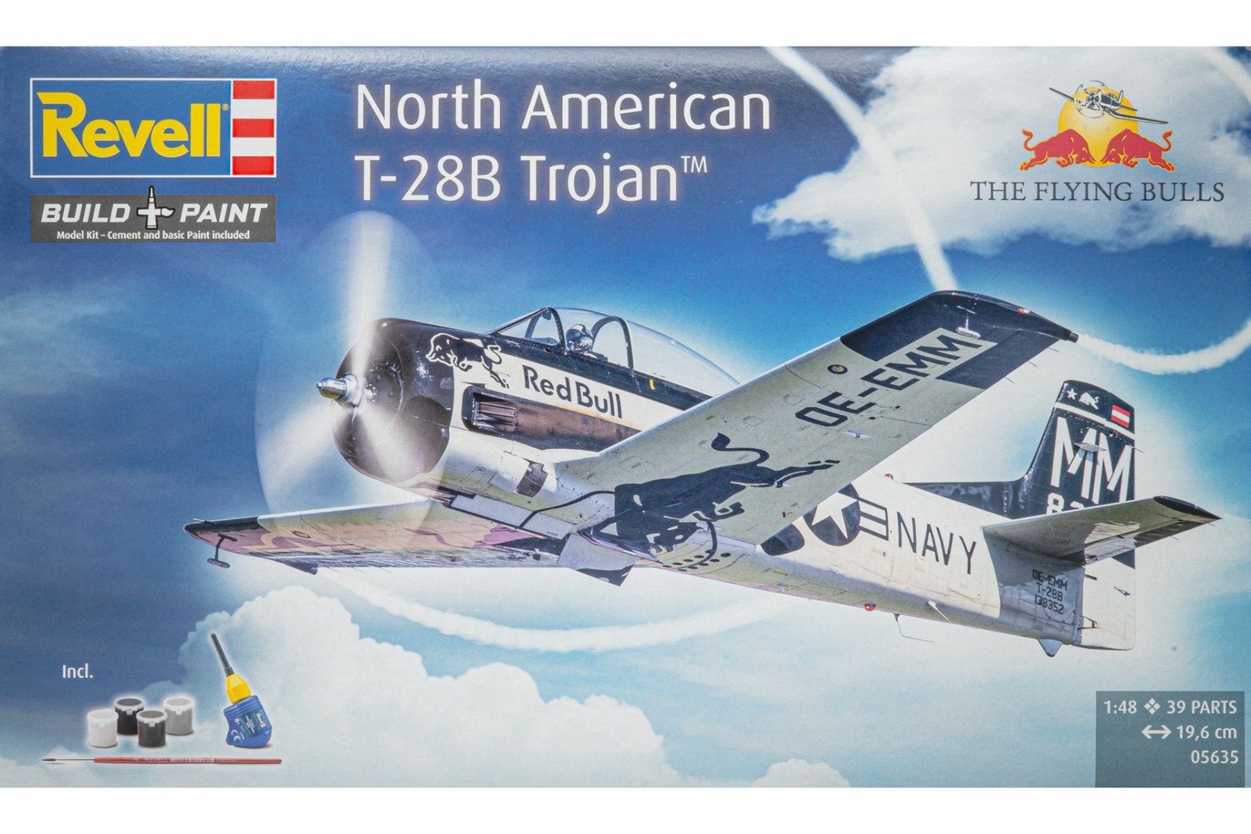 RE05635 North American T-28 Trojan: Flying Bulls, model set (incl. paints and glue)