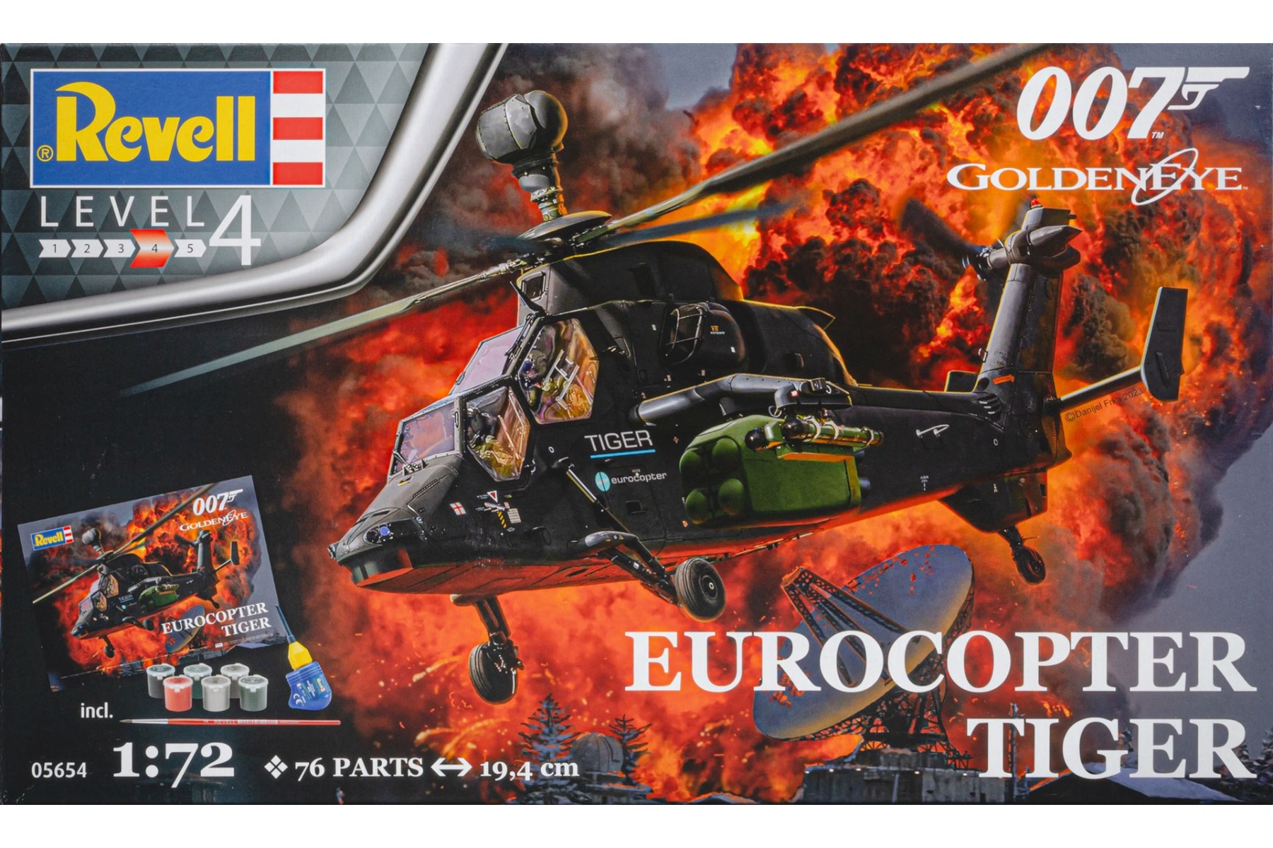 Revell RE05654 Eurocopter Tiger, James Bond 