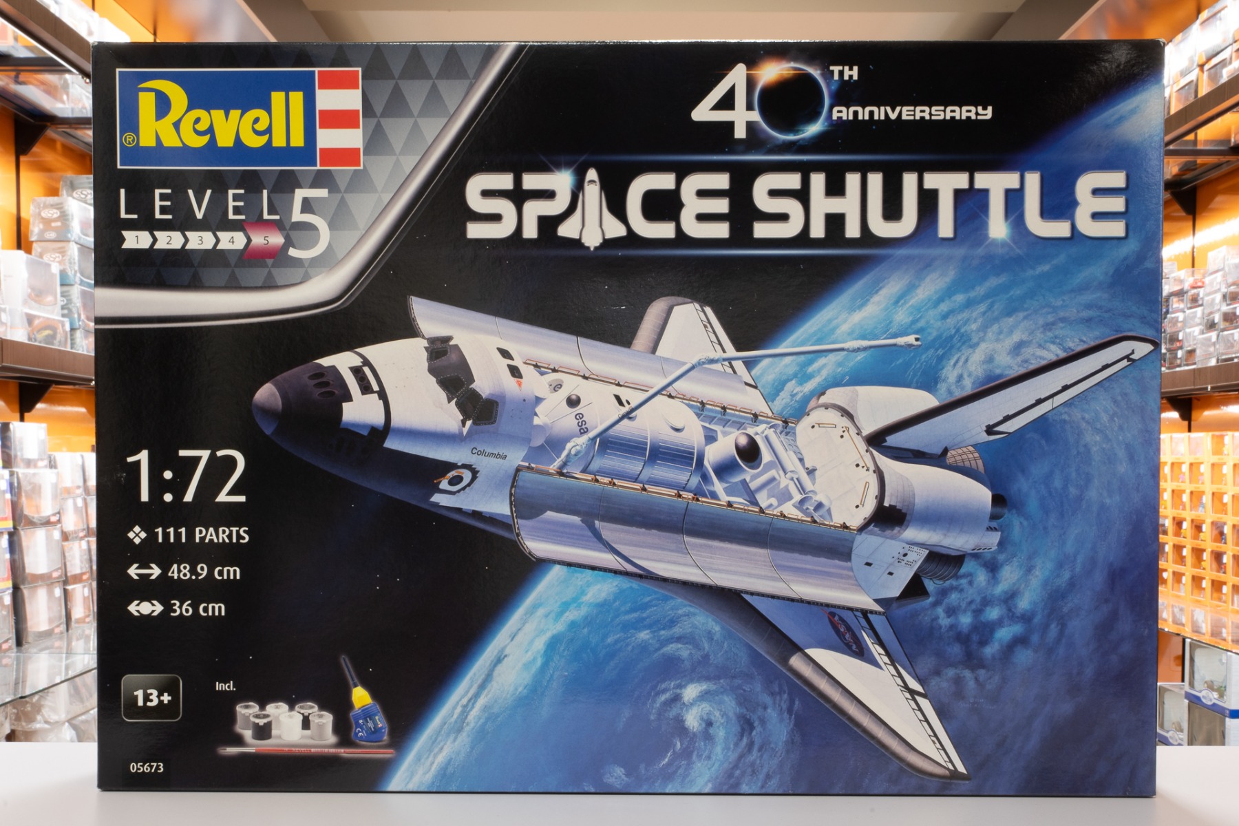 Revell RE05673 Gift Set Space Shuttle 40th Anniversary, model kit