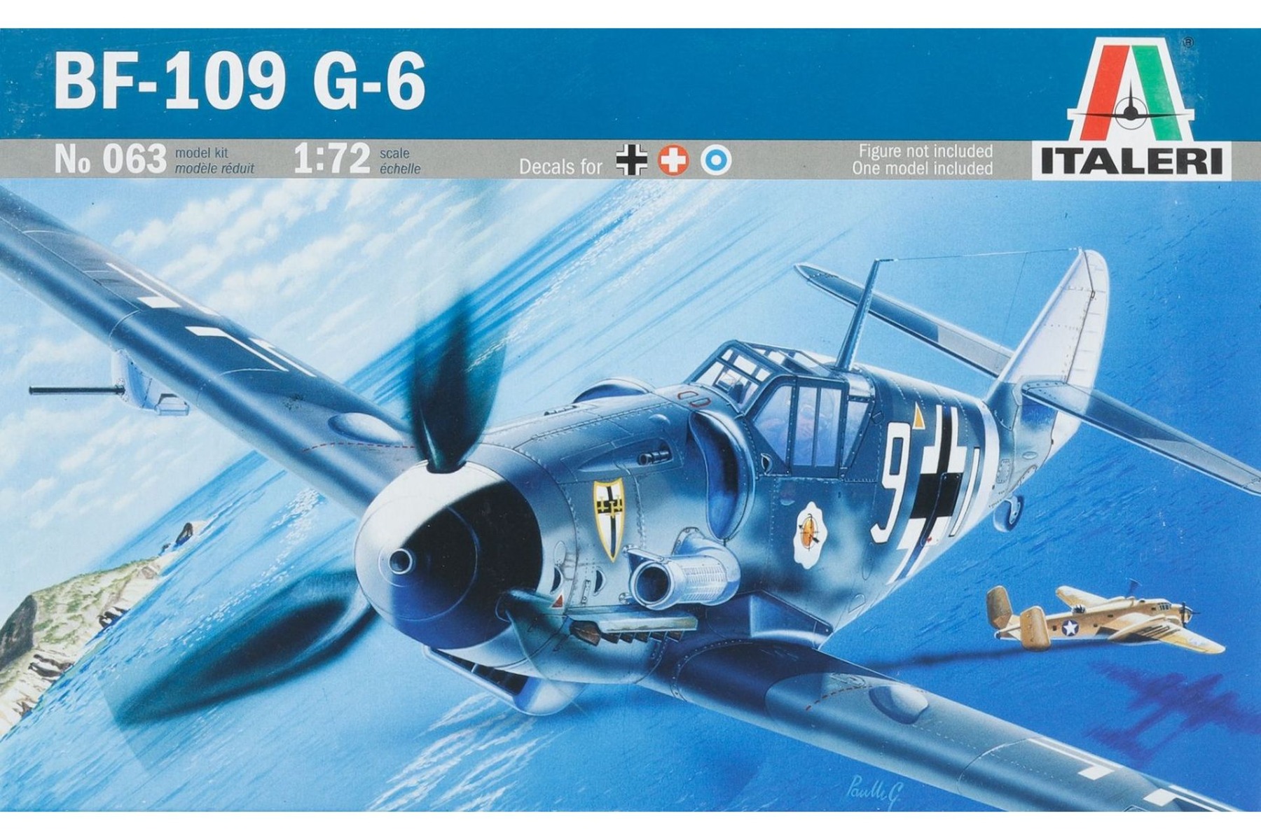 Italeri IT0063 Messerschmitt Bf-109 G-6