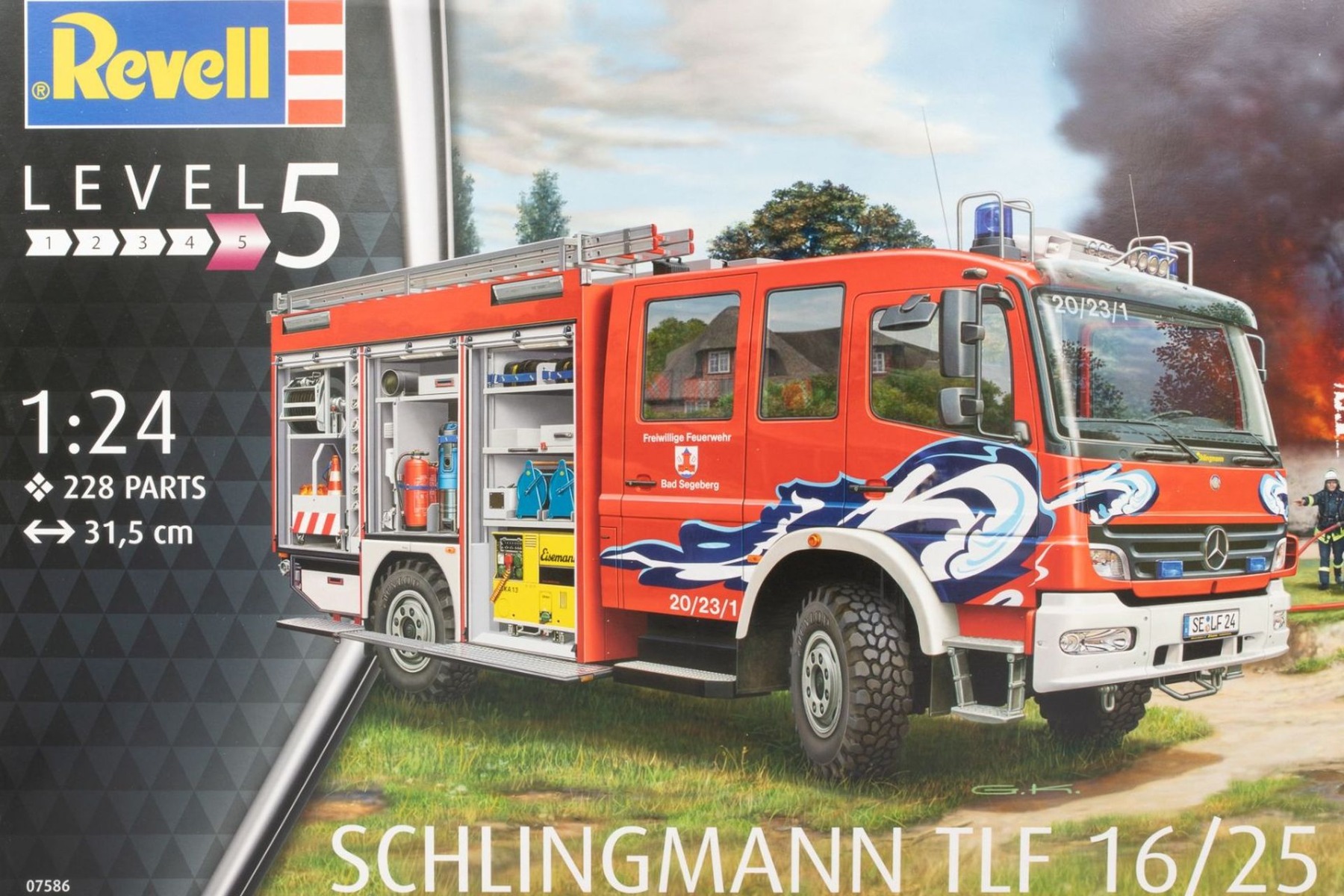 Revell RE07586 Mercedes-Benz Atego 1529 AF Schlingmann TLF 16/25, model kit