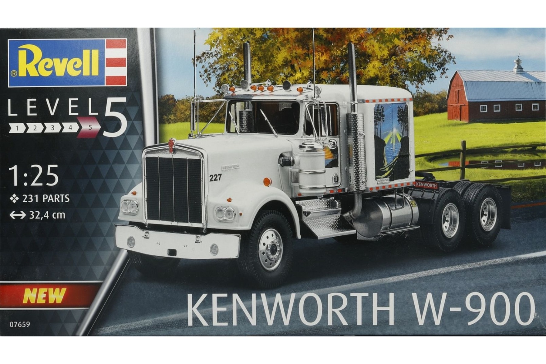 Revell RE07659 Kenworth W-900 tractor truck, model kit
