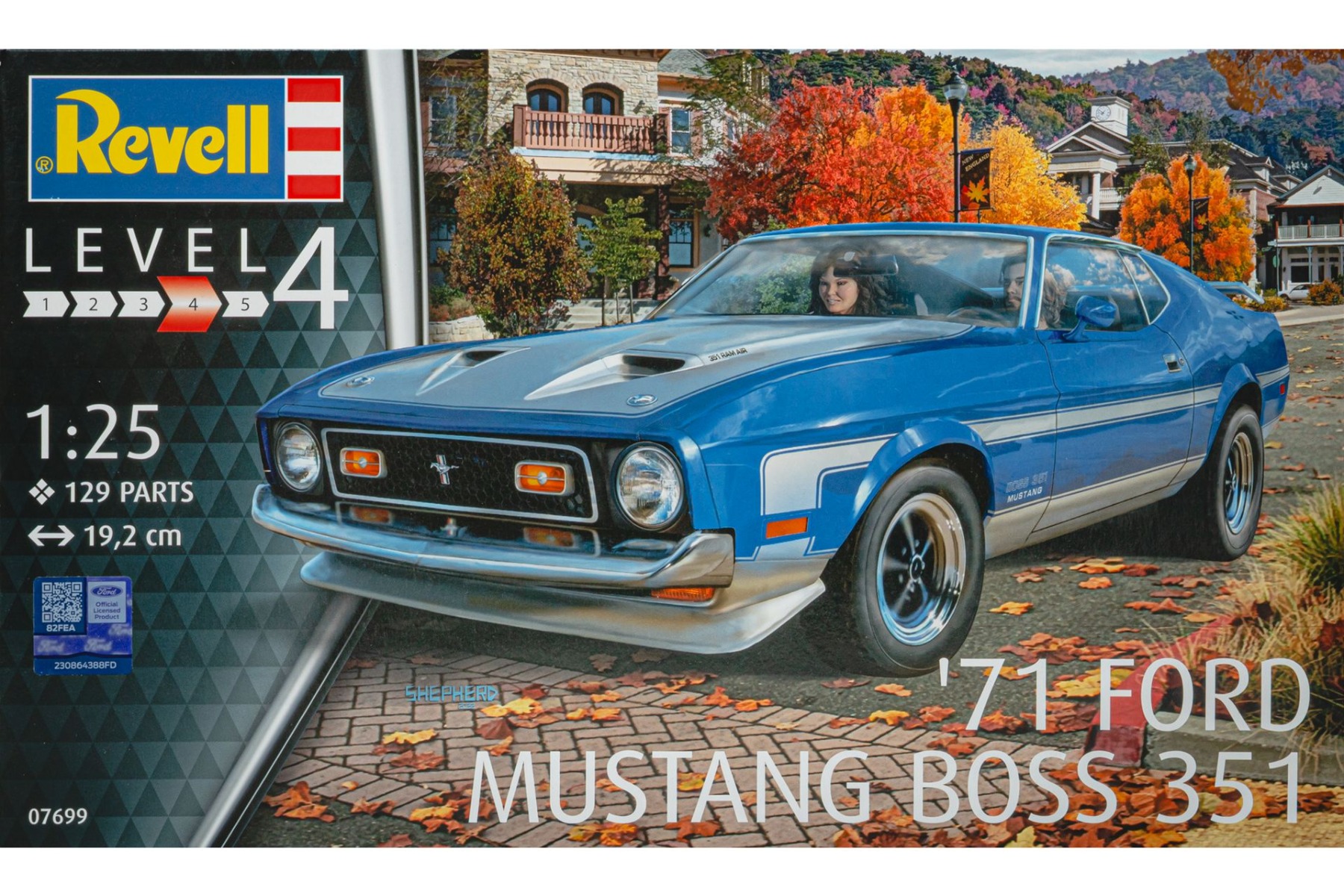 Revell RE07699 Ford Mustang Boss 351, 1971, model kit