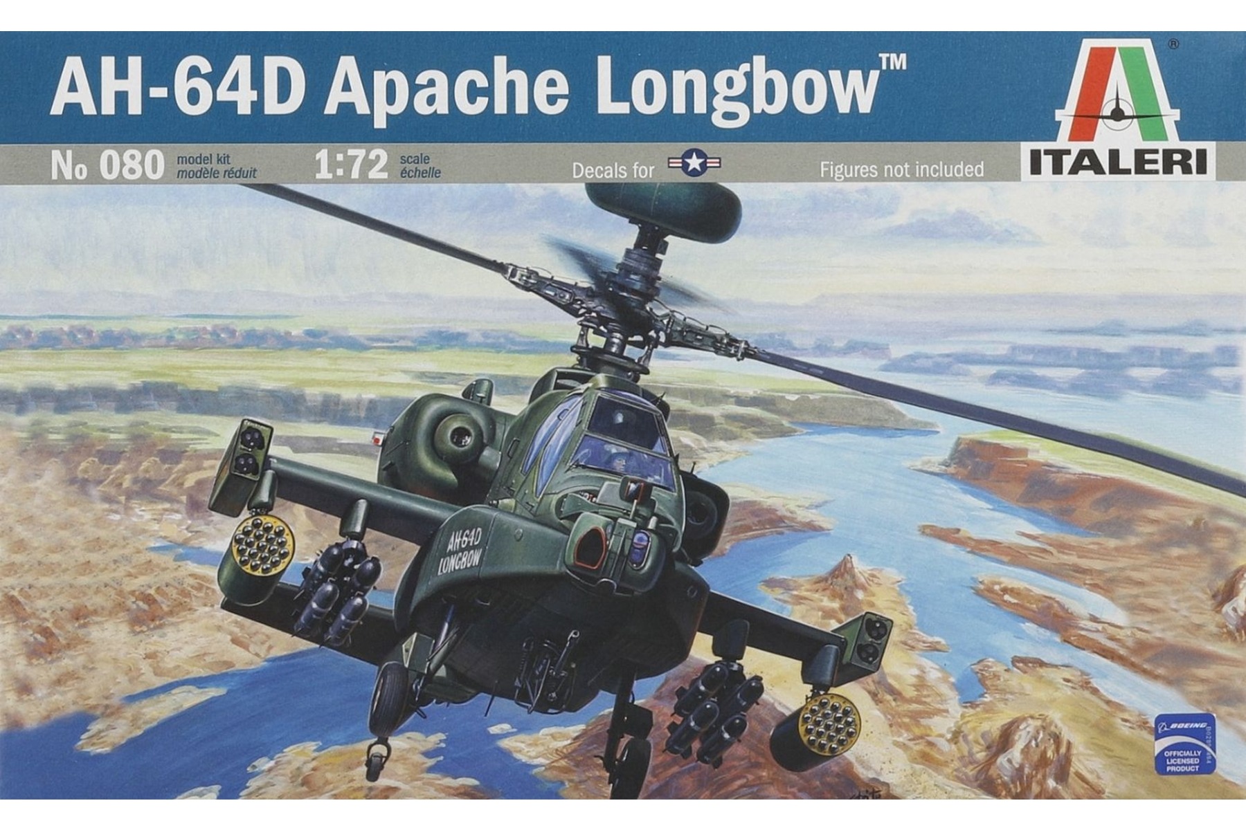 Italeri IT0080 AH-64D Apache Longbow, model kit