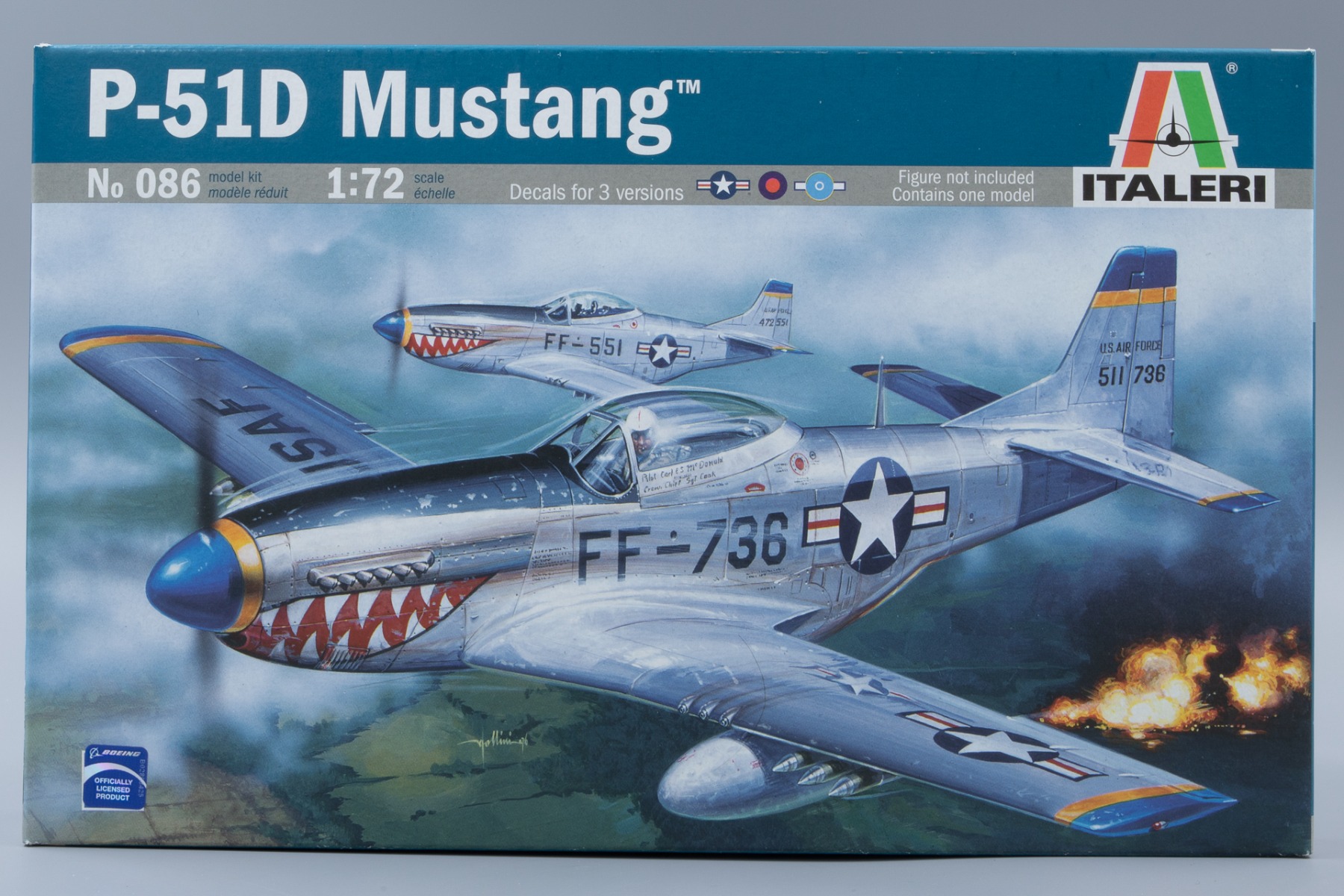 Italeri IT0086 F-51D Mustang, model kit