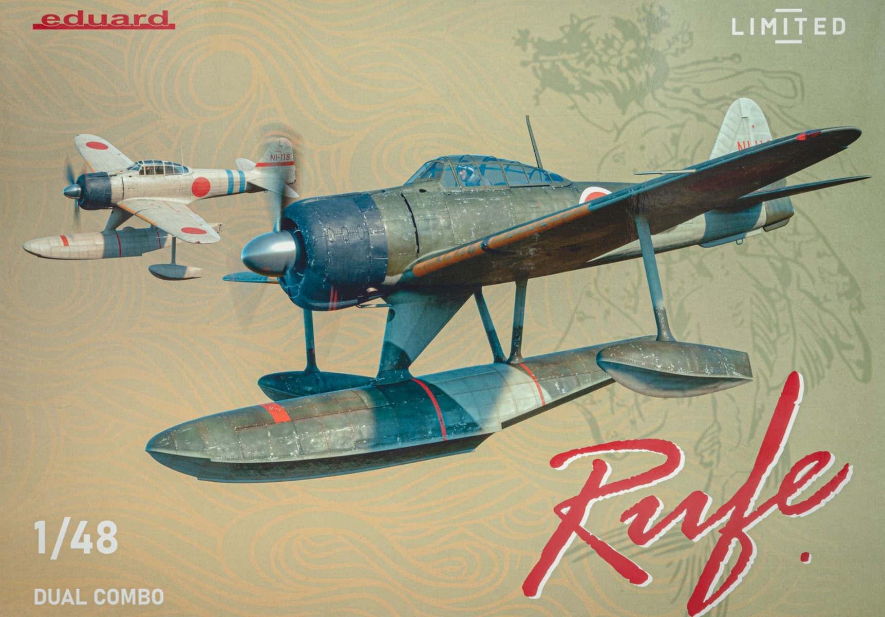 Eduard 11171 Rufe Dual Combo/Nakajima A6M2-N Zero, Limited edition, model kit