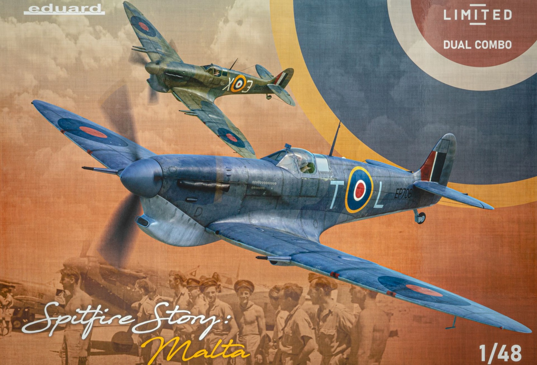 Eduard 11172 Spitfire Story: Malta, Dual Combo/Spitfire Mk.Vb & Vc (Trop) Limited edition, model kit