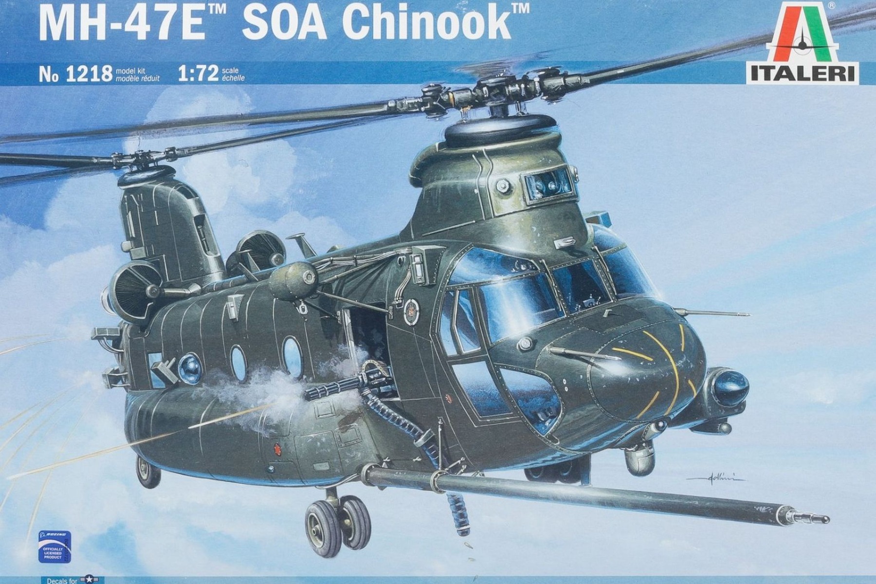 Italeri IT1218 Boeing MH-47E SOA Chinook