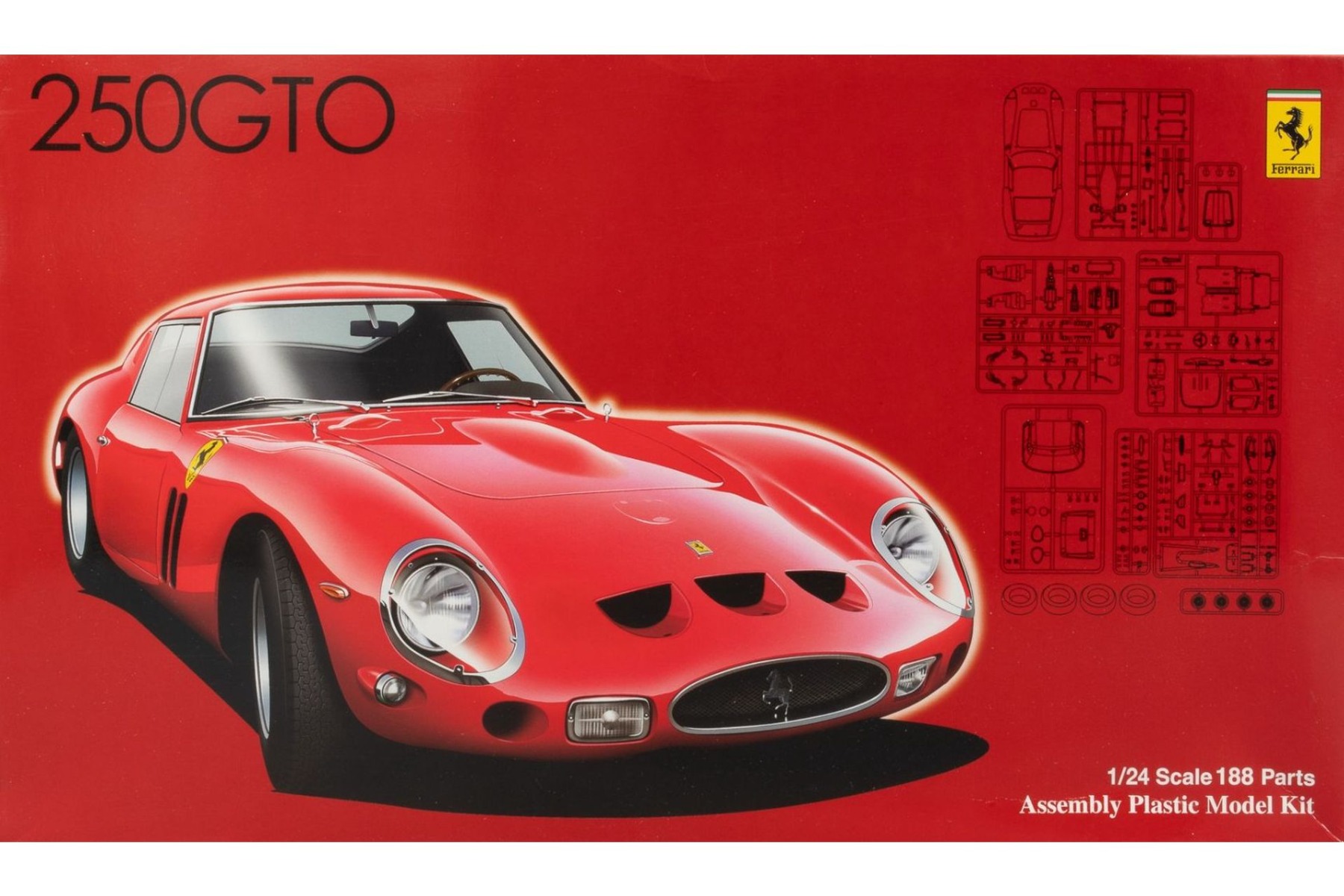 Fujimi FU12666 Ferrari 250GTO Special Version (with Wire Wheel), model kit