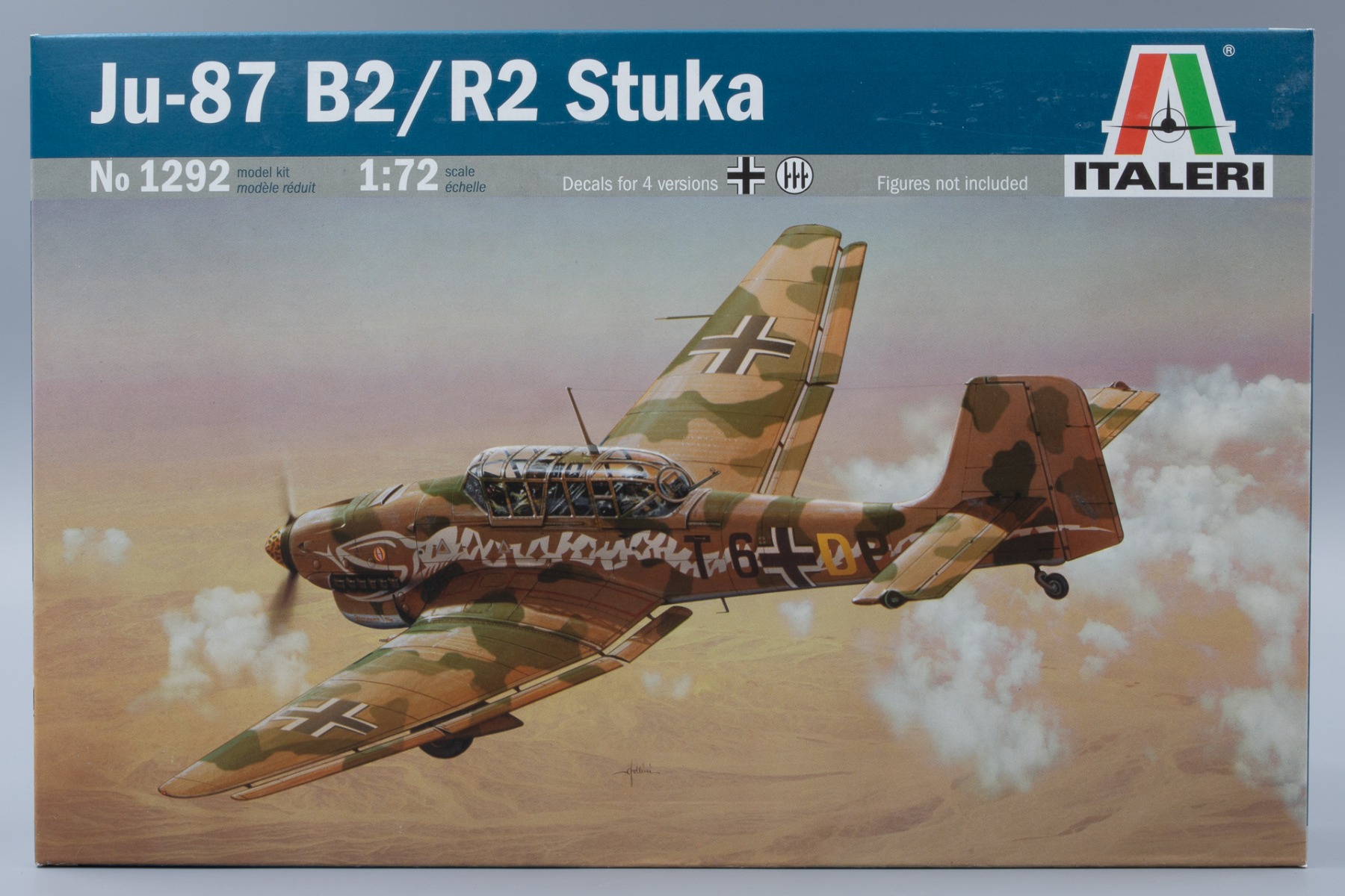 Italeri IT1292 Junkers Ju-87 B2/R2 Stuka, model kit
