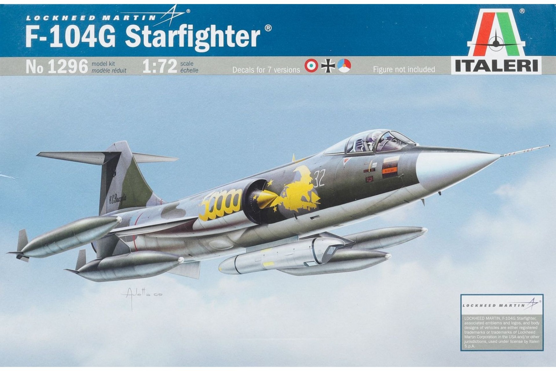 Italeri IT1296 Lockheed F-104G Starfighter