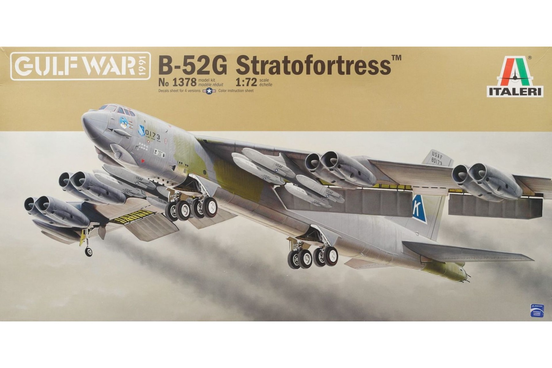 Italeri IT1378 B-52G Stratofortress Gulf War 25th Anniversary