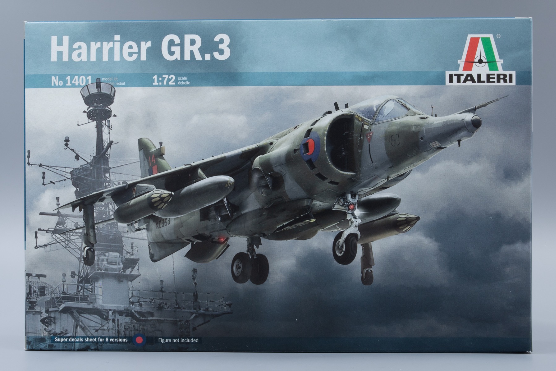 Italeri IT1401 Harrier GR.3 Falklands war, model kit