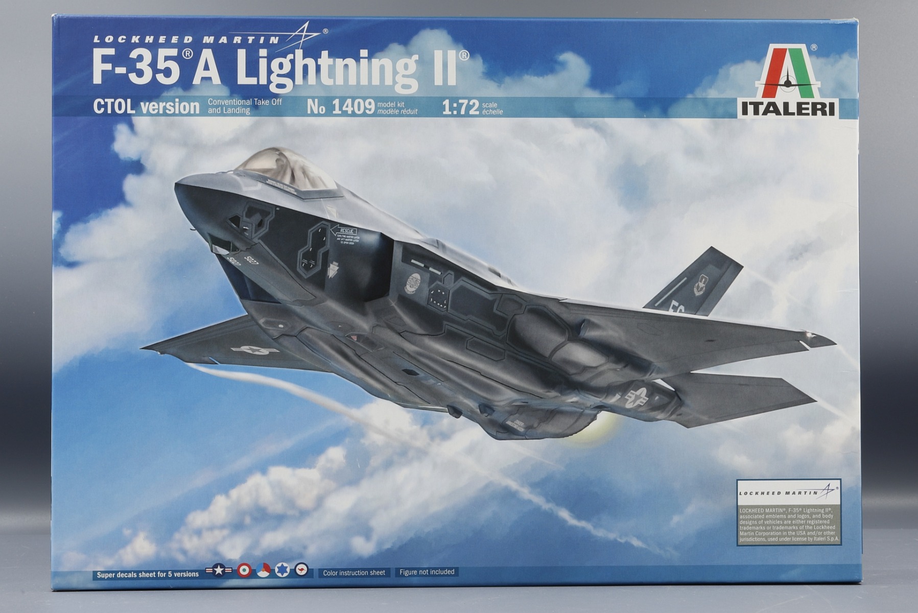 Italeri IT1409 Lockheed Martin F-35A Lightning II CTOL Version, model kit