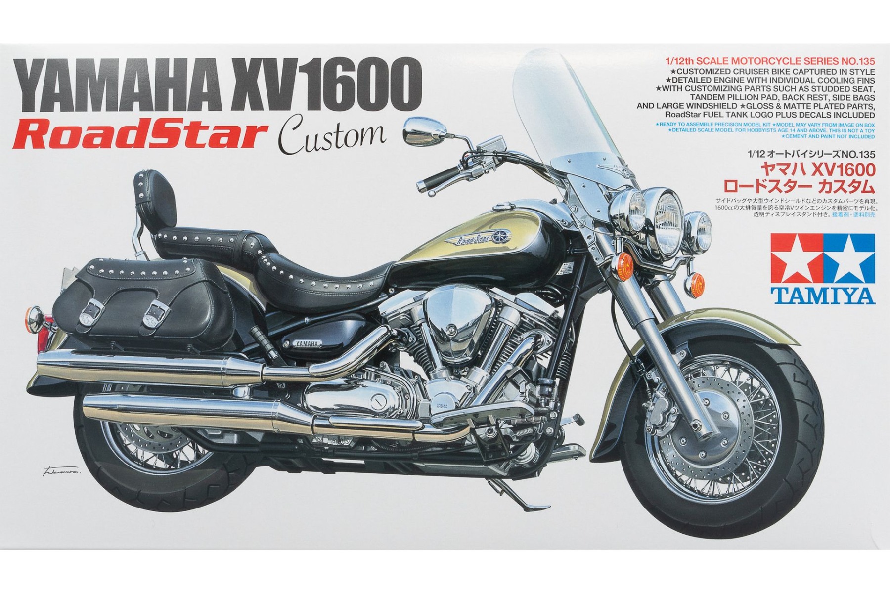 Tamiya TA14135 Yamaha XV1600 RoadStar Custom, model kit