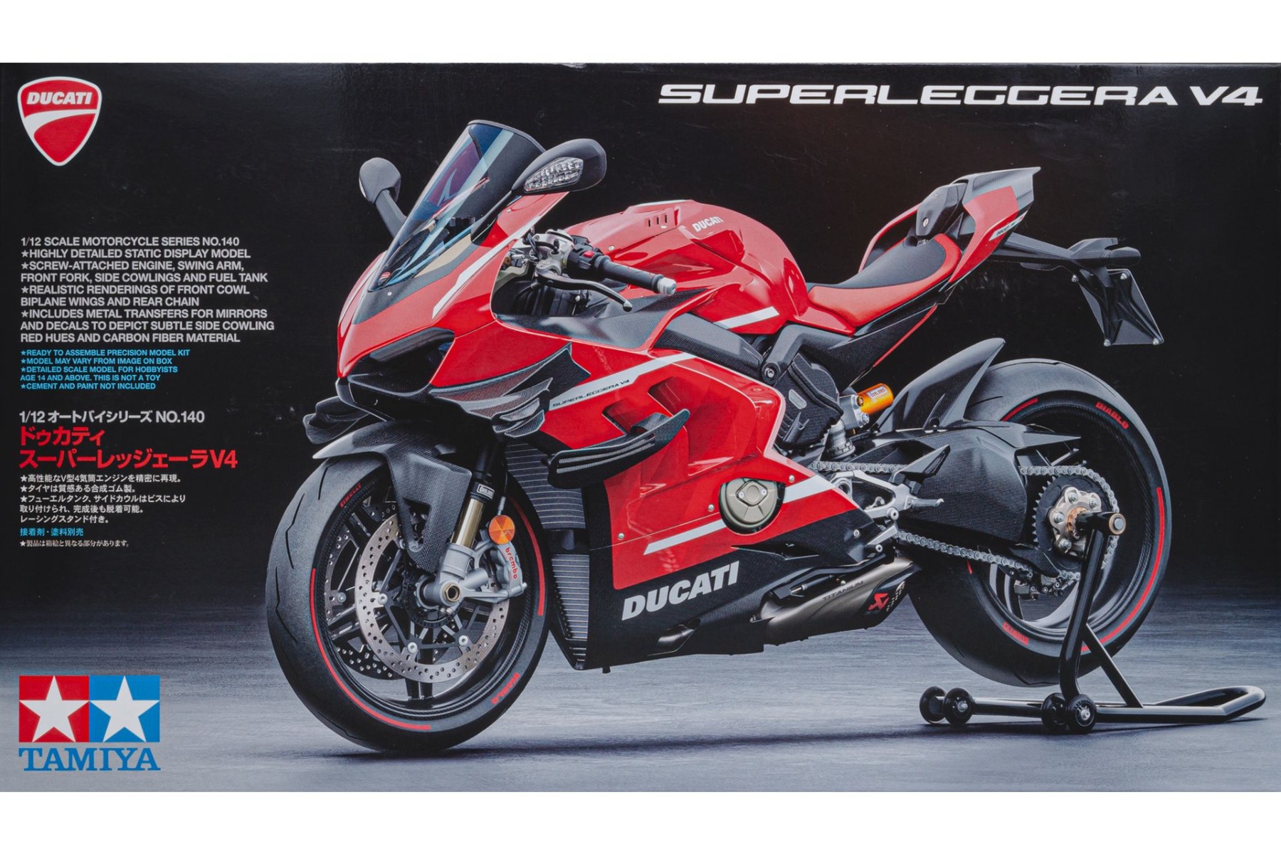 Tamiya TA14140 Ducati Superleggera V4, model kit