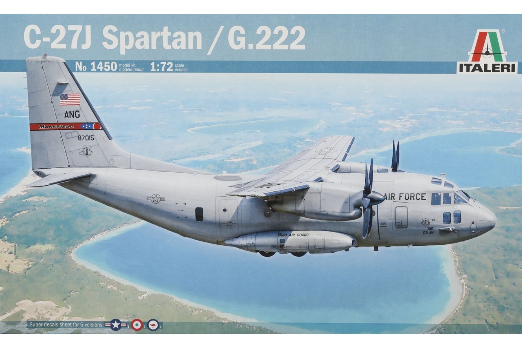Italeri IT1450 Alenia C-27J Spartan/ Aeritalia G.222, model kit