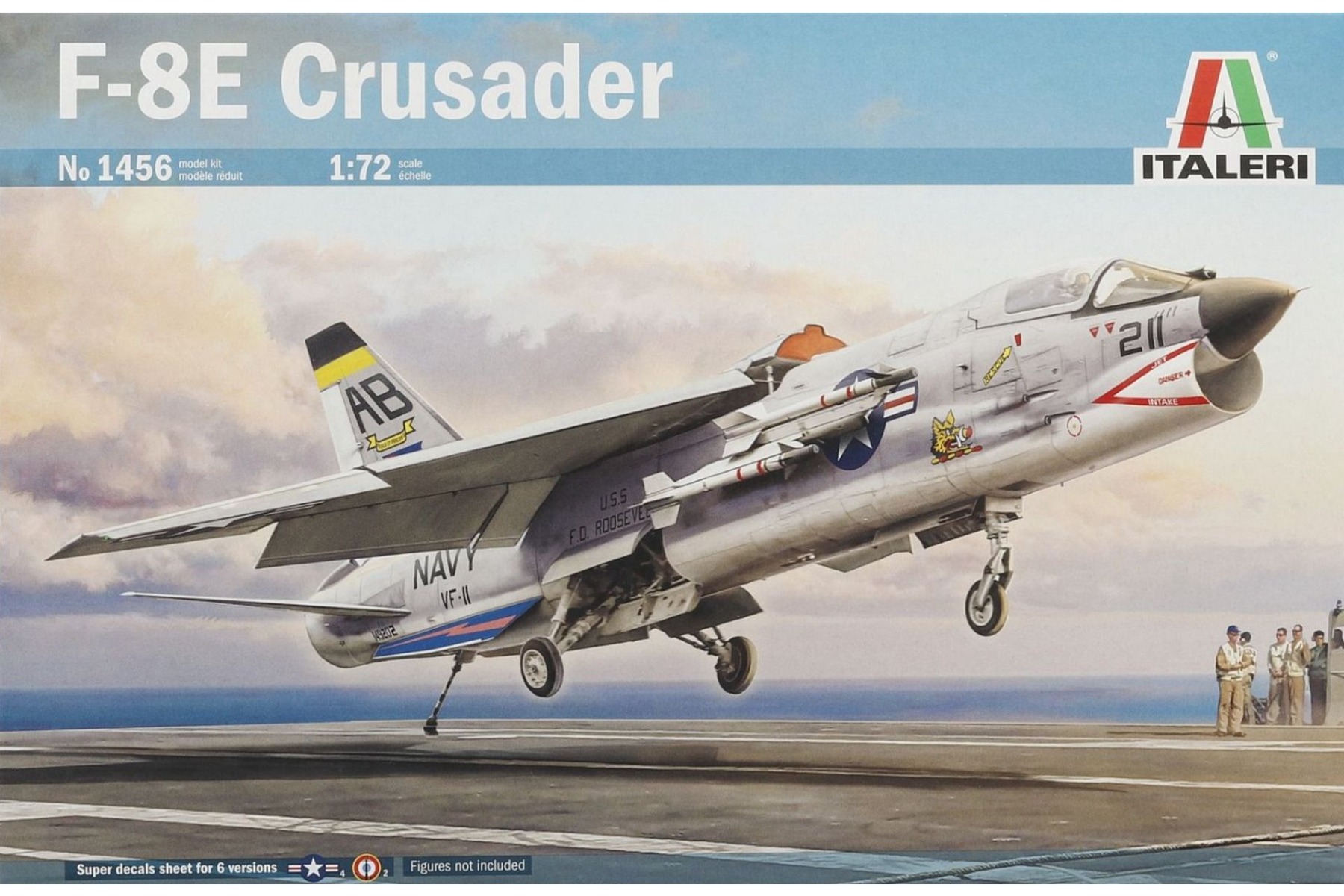Italeri IT1456 F-8E Crusader, model kit