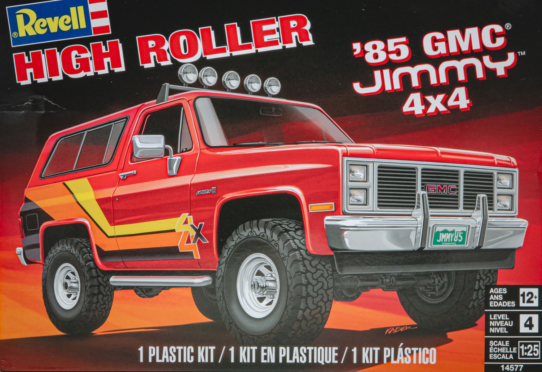 Revell RE14577 GMC Jimmy 4x4 High Roller, 1985, model kit