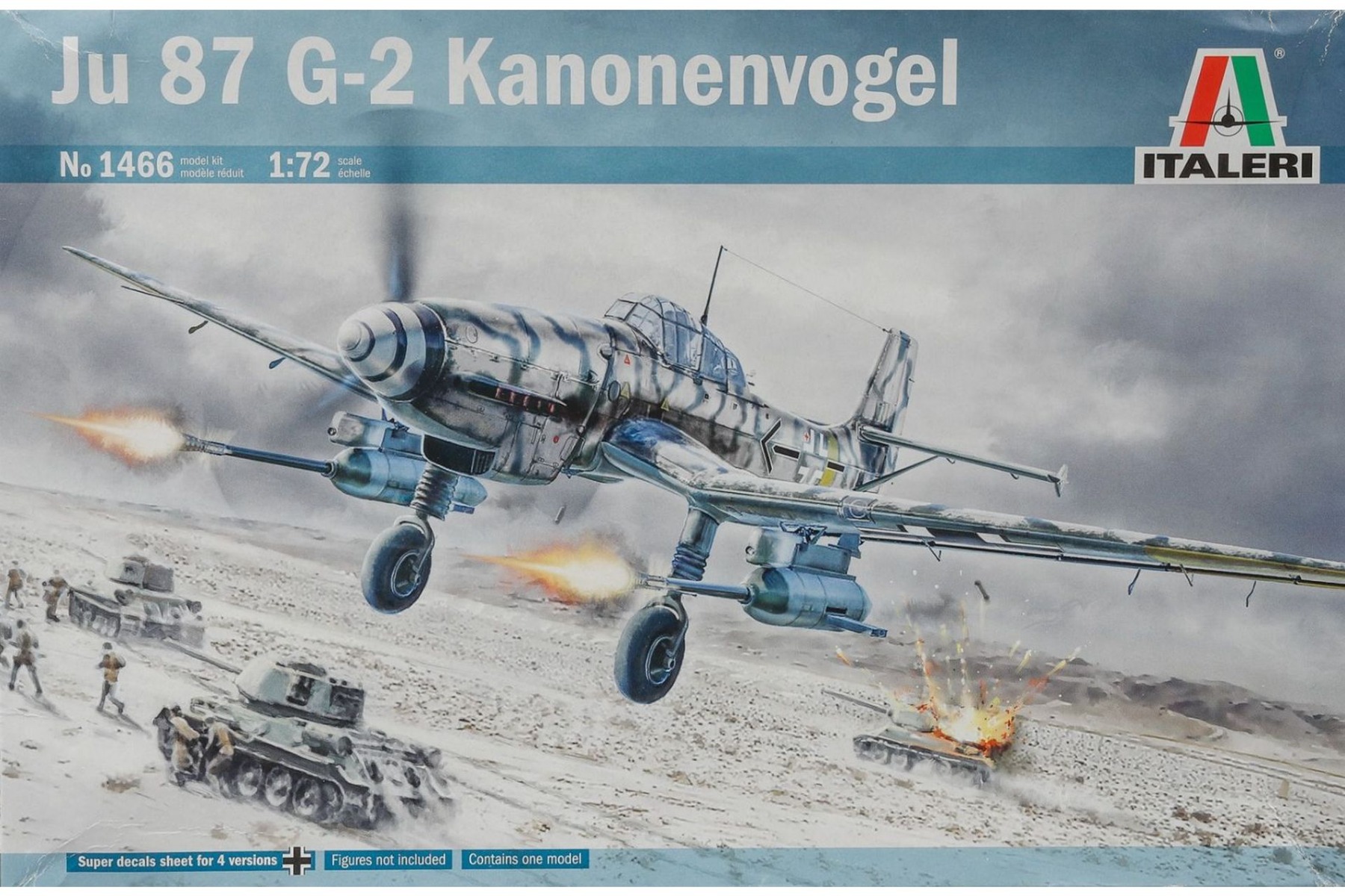 Italeri IT1466 Junkers JU-87 G2 Kanonenvogel