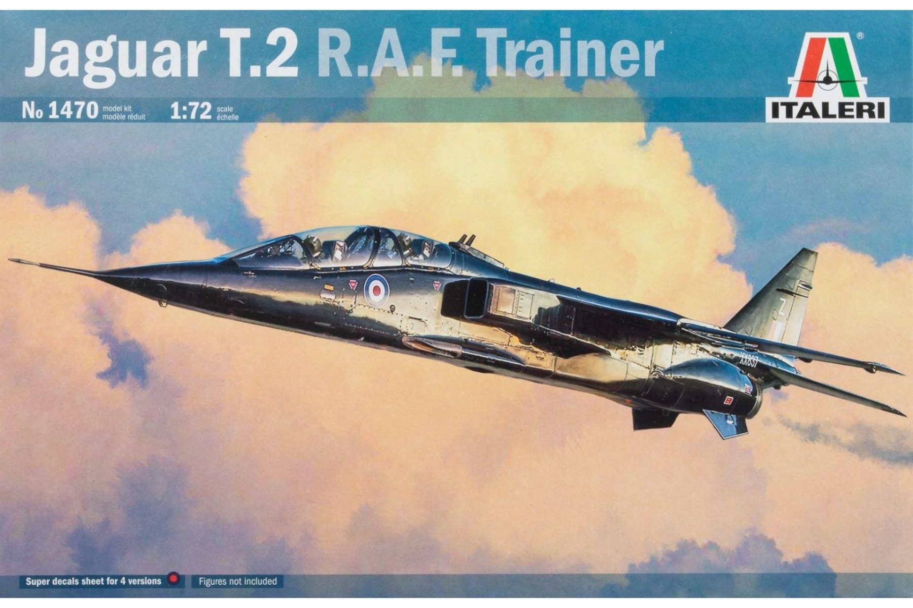 Italeri IT1470 Jaguar T.2, R.A.F. Trainer, model kit