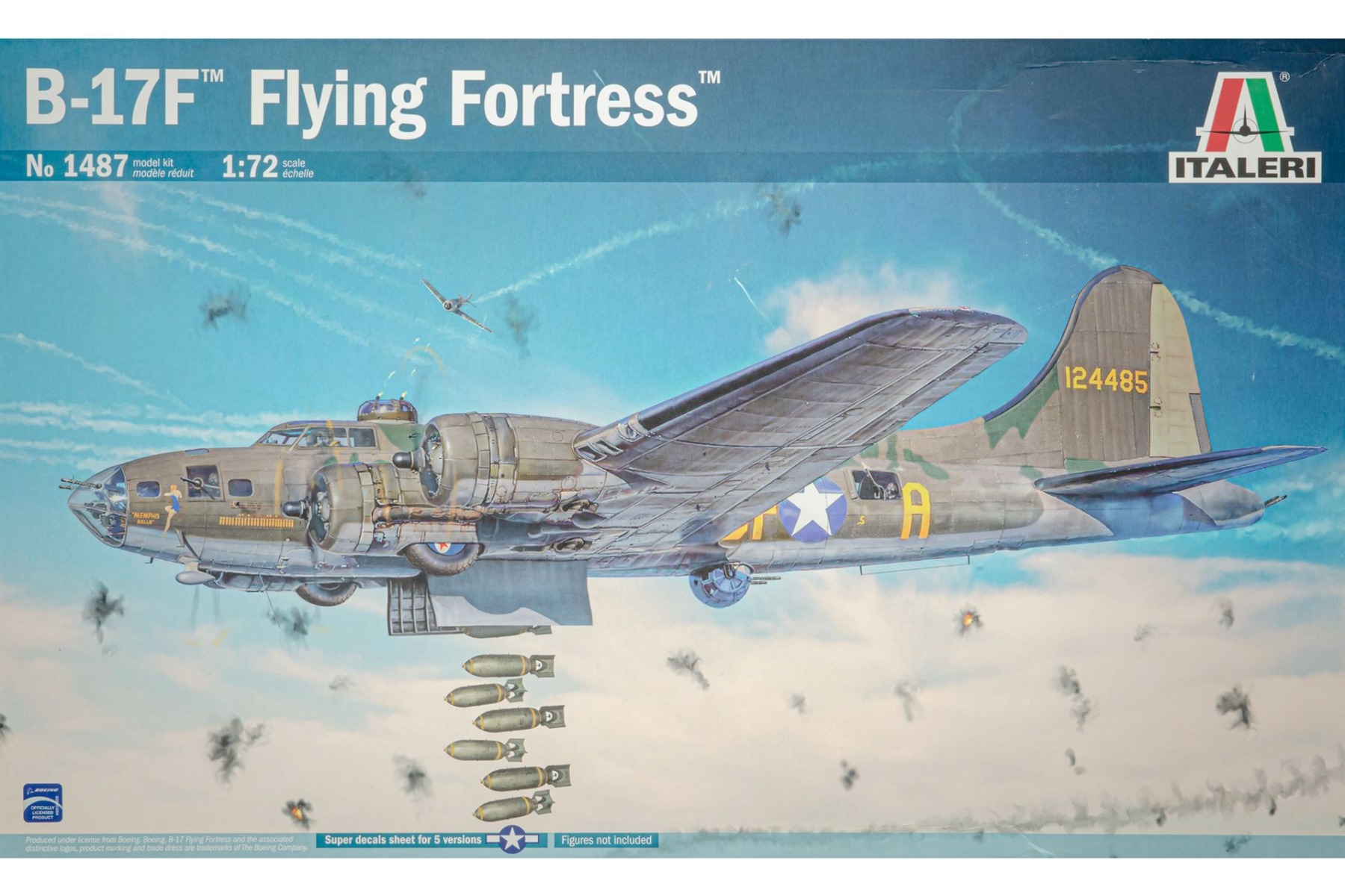 Italeri IT1487 B-17F Flying Fortress, model kit