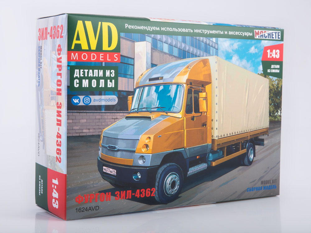 1624AVD ZIL-4362 van, model kit