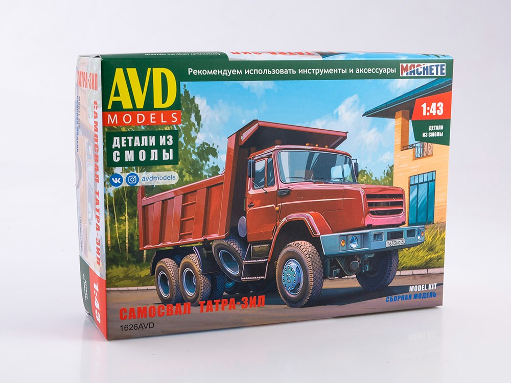 1626AVD Tatra-ZIL-815-21 dump truck, model kit