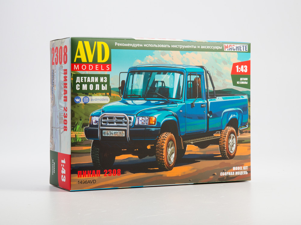 1496AVD GAZ-2308 pick-up, model kit