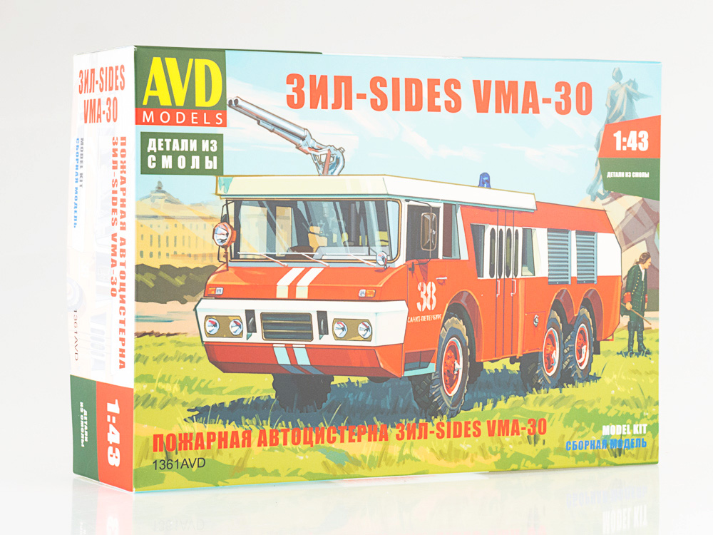 Fire Engine ZIL-SIDES VMA-30, model kit