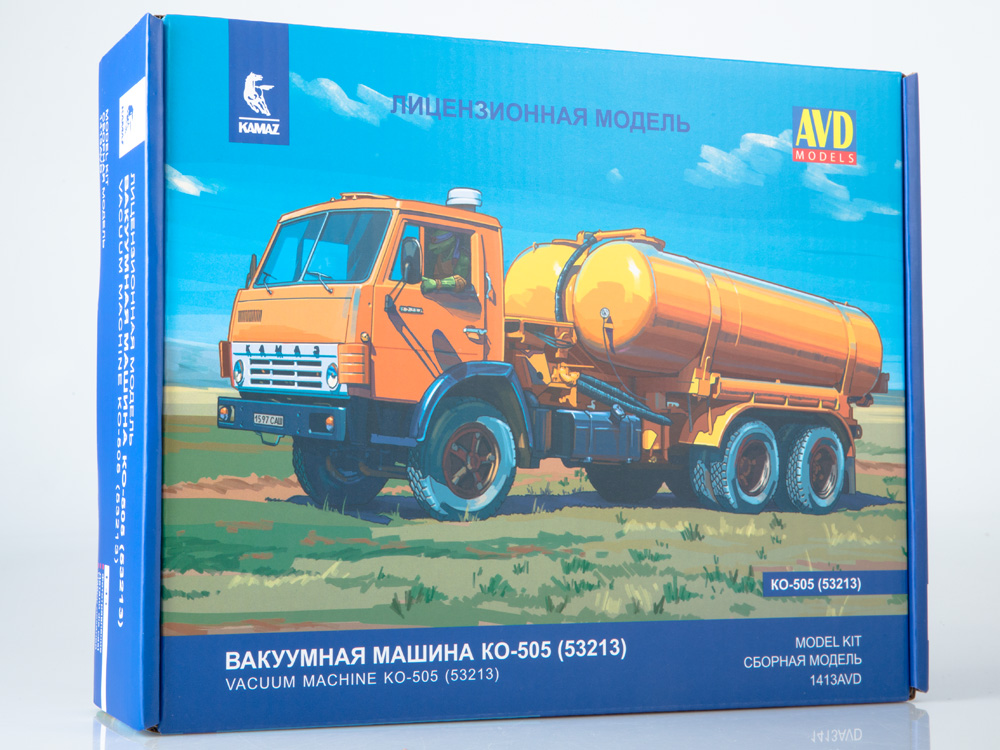 Vacuum tanker KO-505 (KAMAZ-53213), model kit