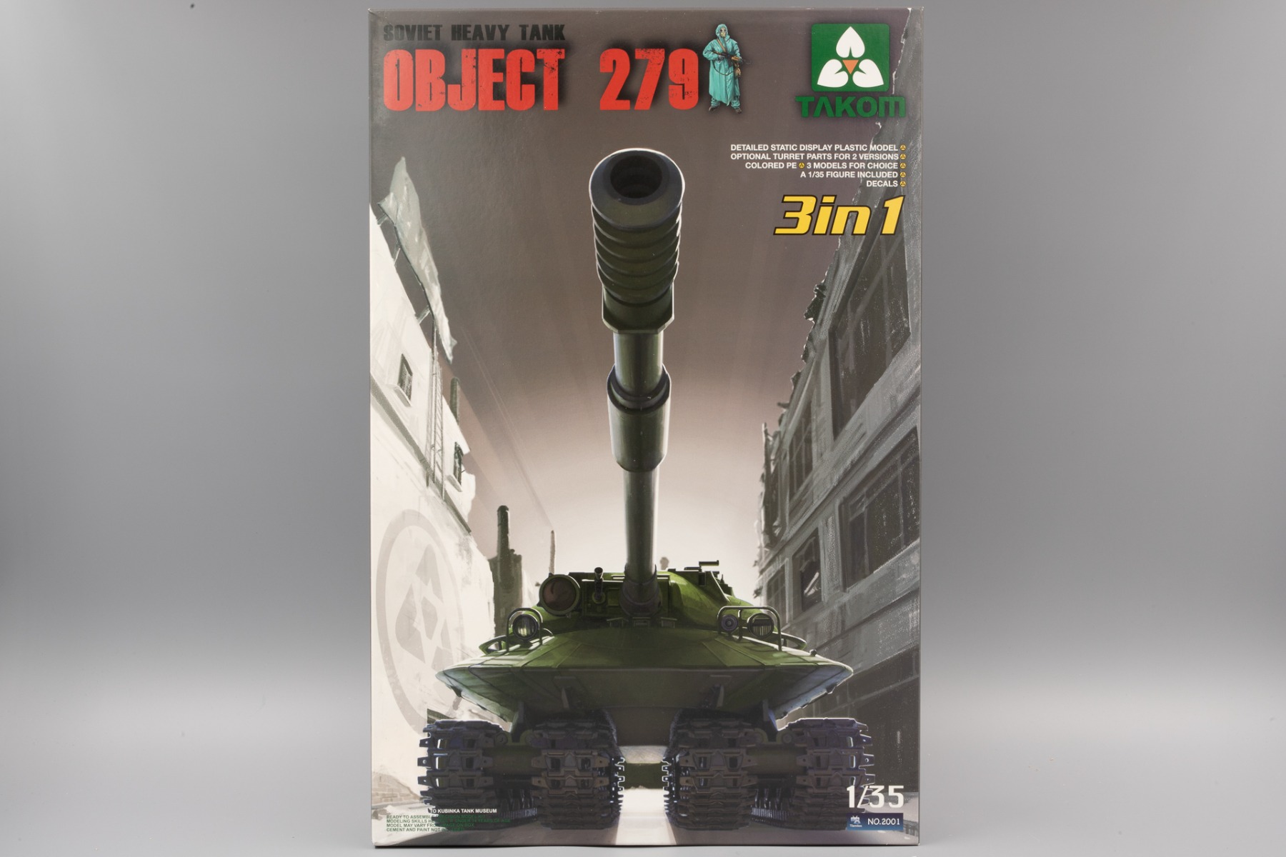 TAKOM2001 Soviet Heavy Tank OBJECT 279, model kit
