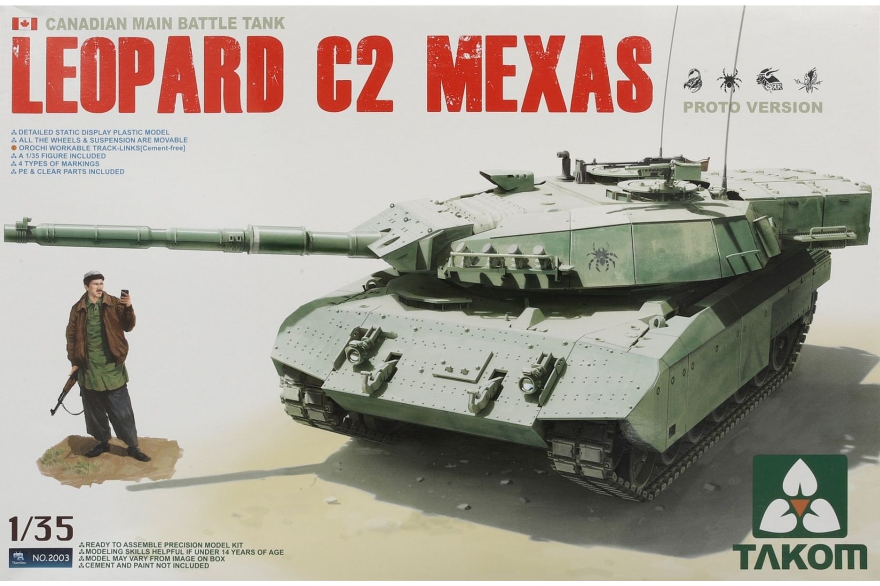 TAKOM2003 Canadian Main Battle Tank Leopard C2 MEXAS