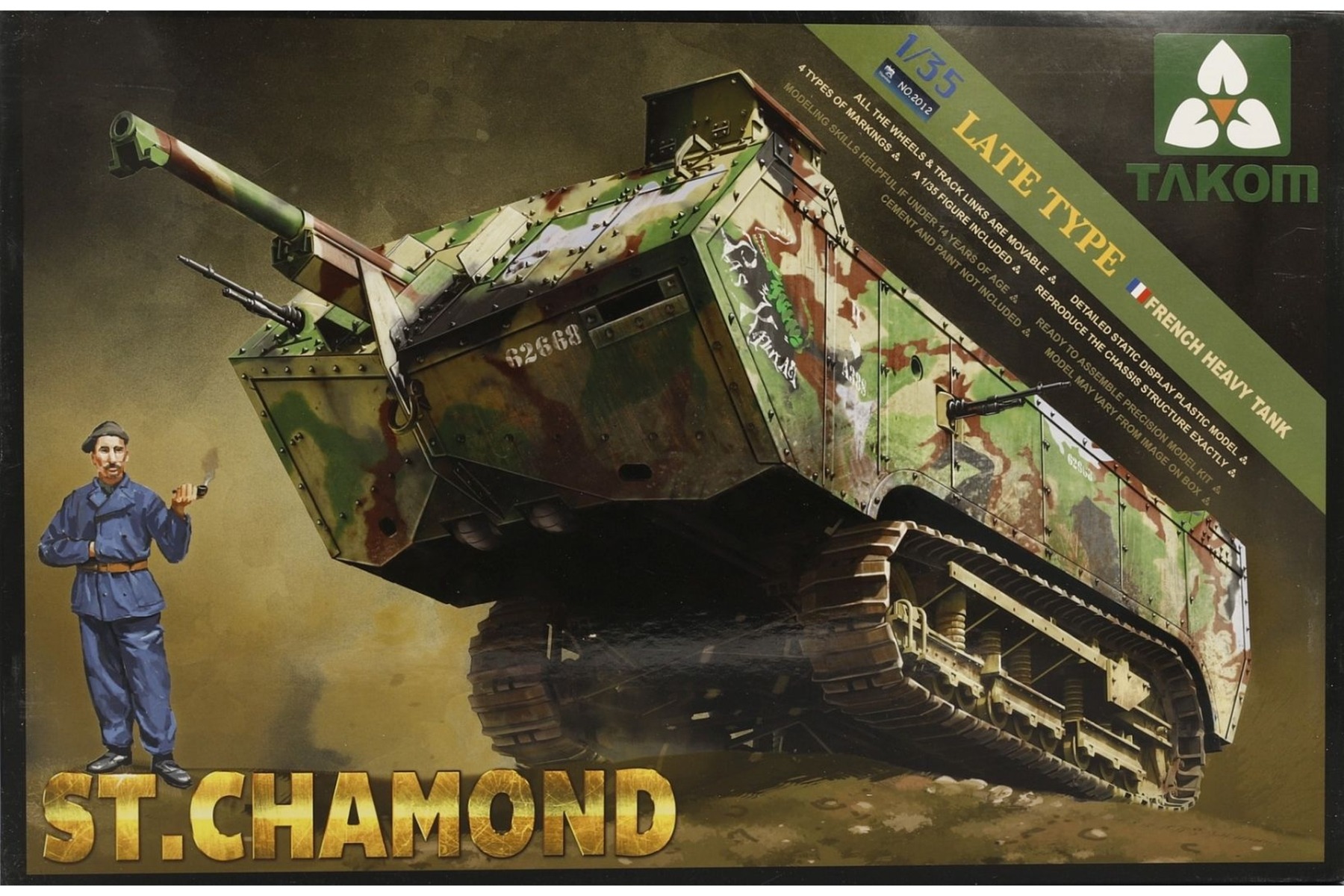 TAKOM2012 French Heavy Tank St. Chamond Late Type