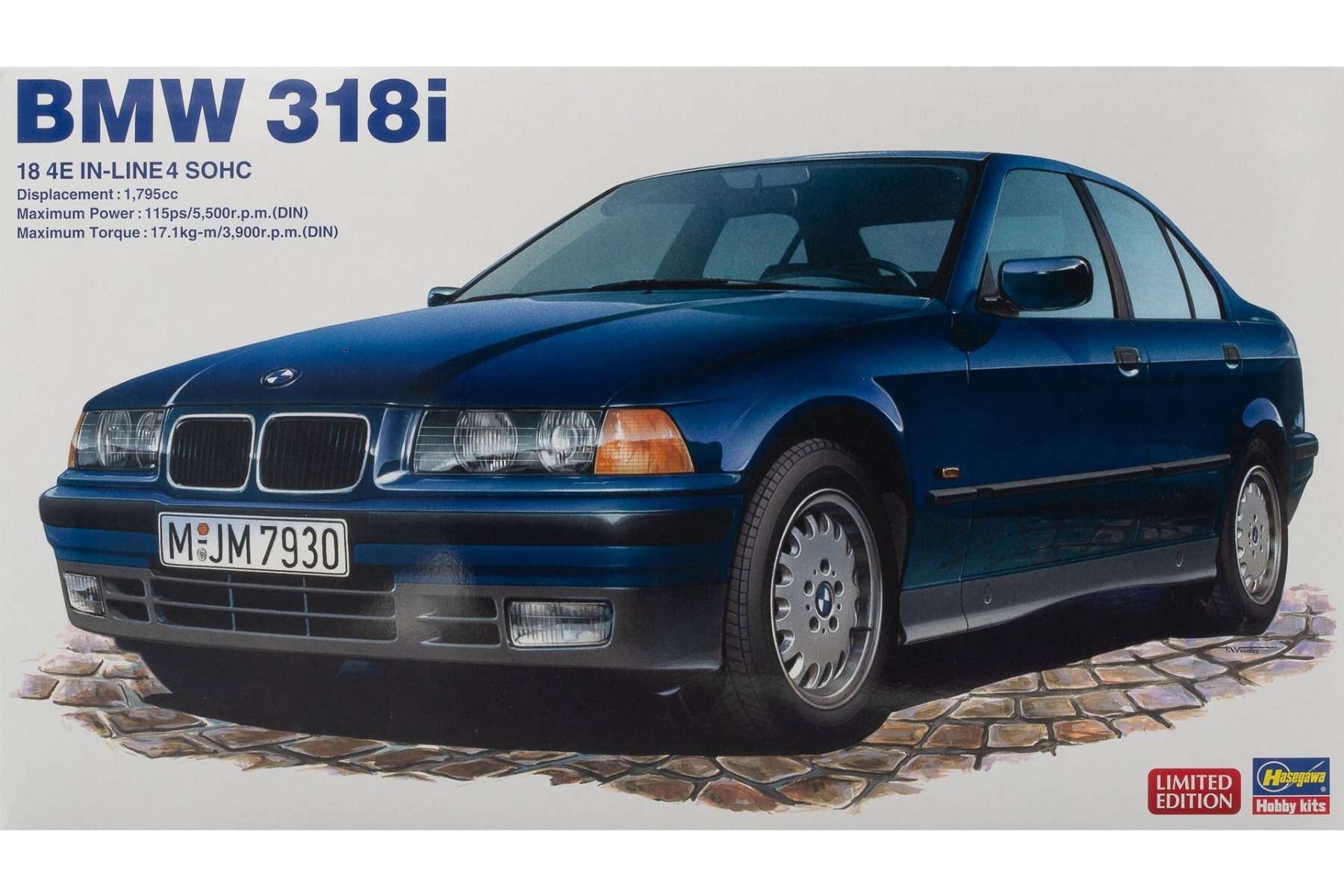Hasegawa HG20320 BMW 318i (1990-1998), model kit