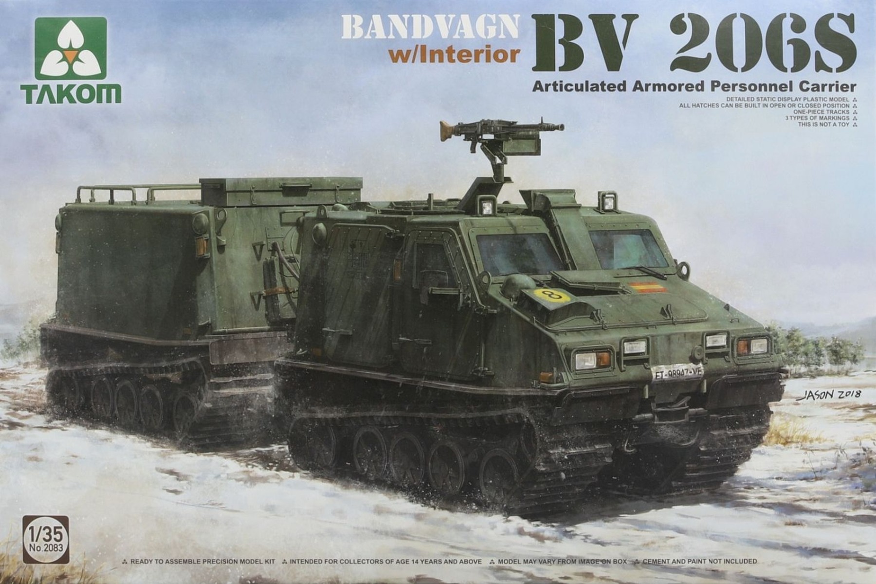 TAKOM2083 Bandvagn BV 206S Articulated Armored Personnel Carrier