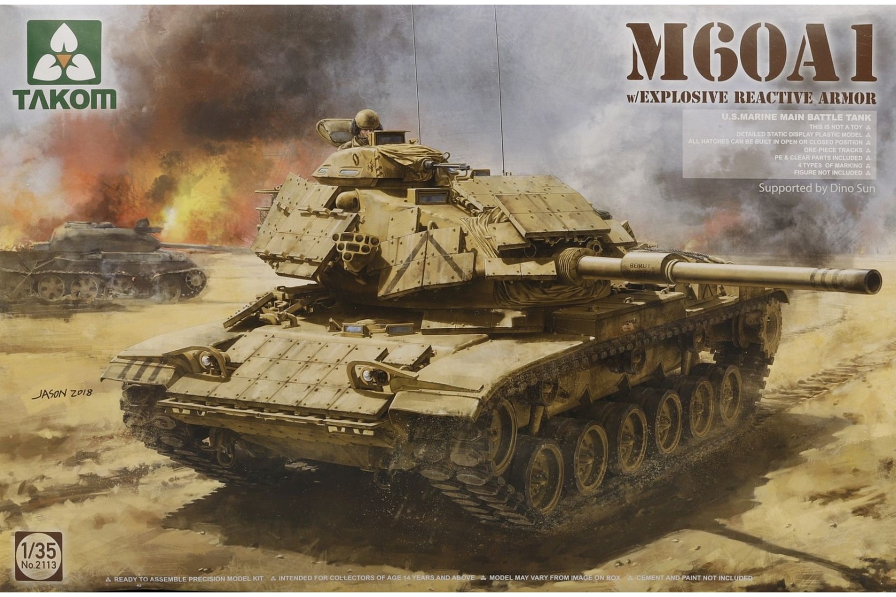 TAKOM2113 M60A1 w/Explosive Reactive Armor