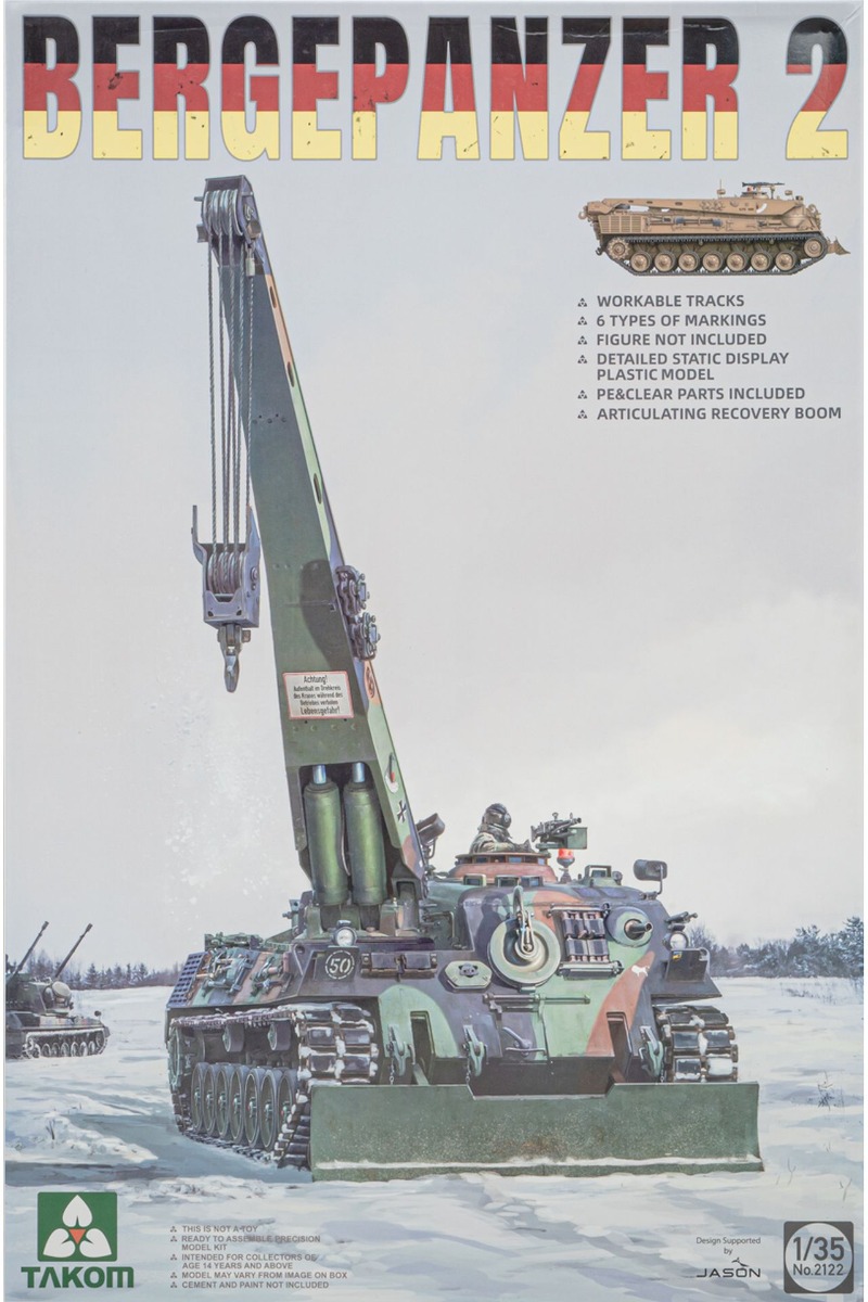 TAKOM2122 Bergepanzer 2, model kit