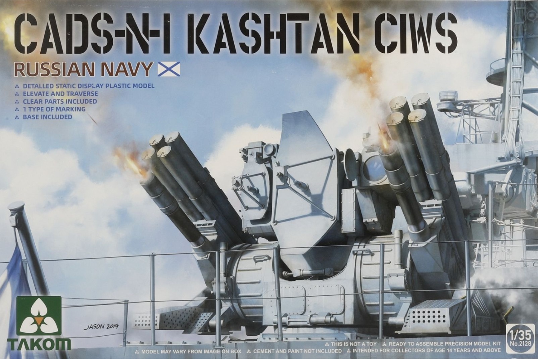 TAKOM2128 CADS-N-1 Kashtan CIWS Russian Navy