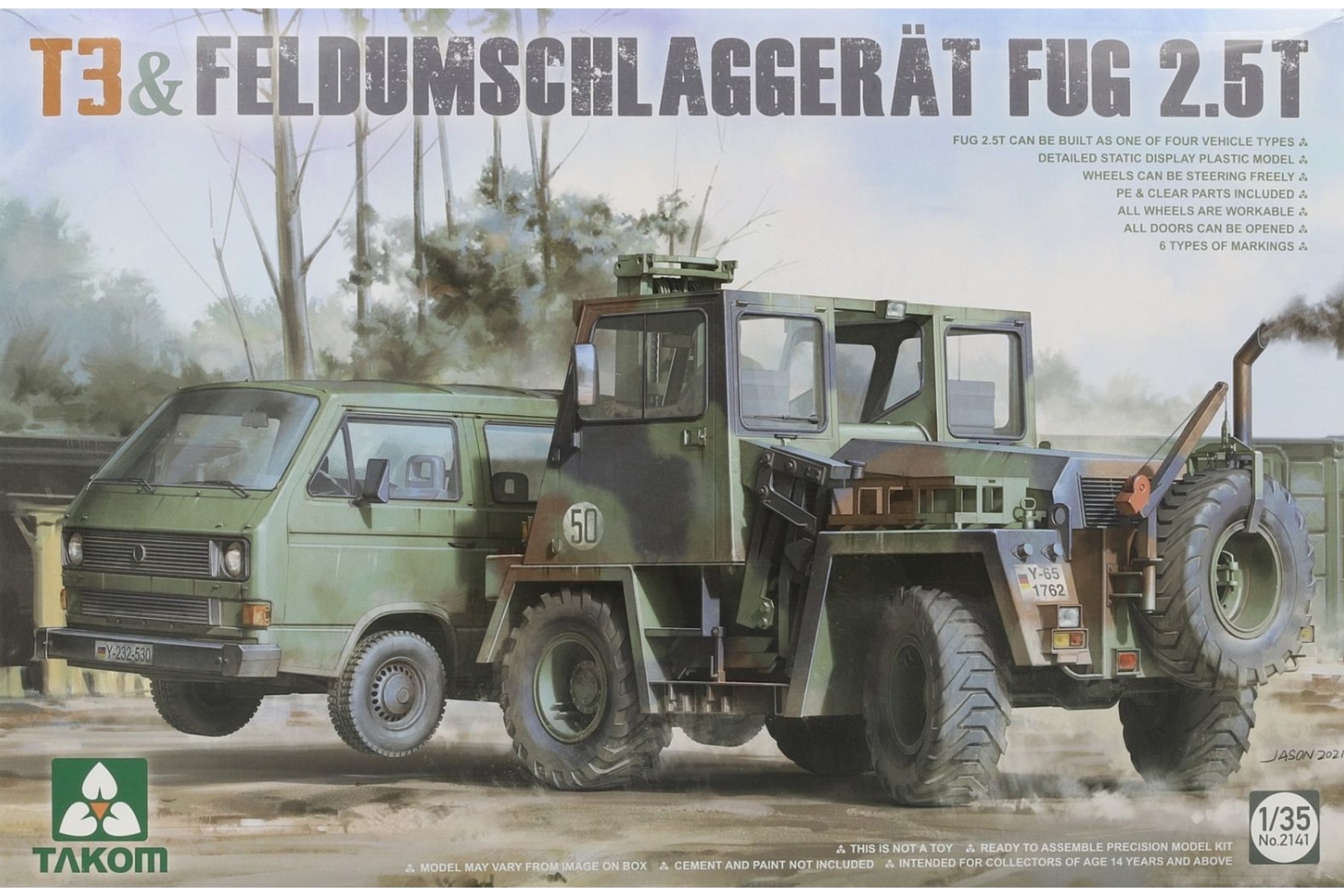 TAKOM2141 VW T3 & Feldumschlaggerat Fug 2.5t